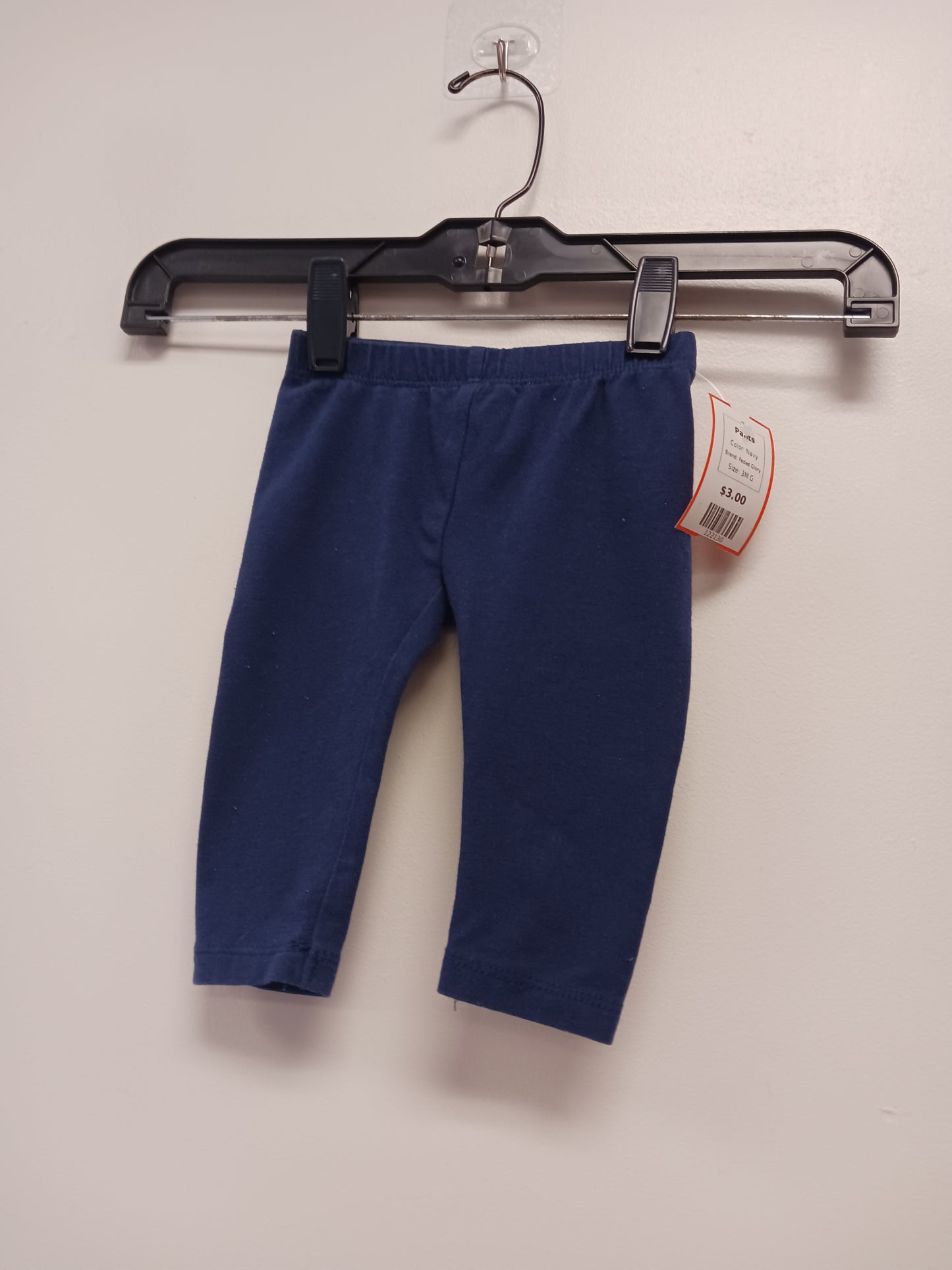Navy Faded Glory Pants, 3M G