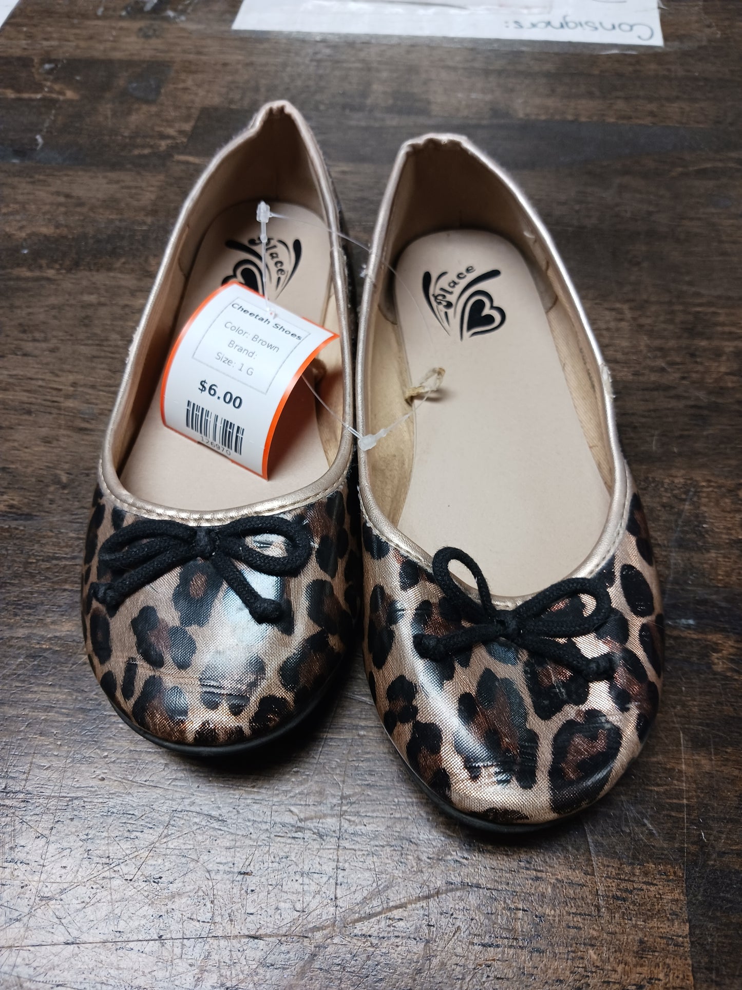 Brown Cheetah Shoes, 1 G
