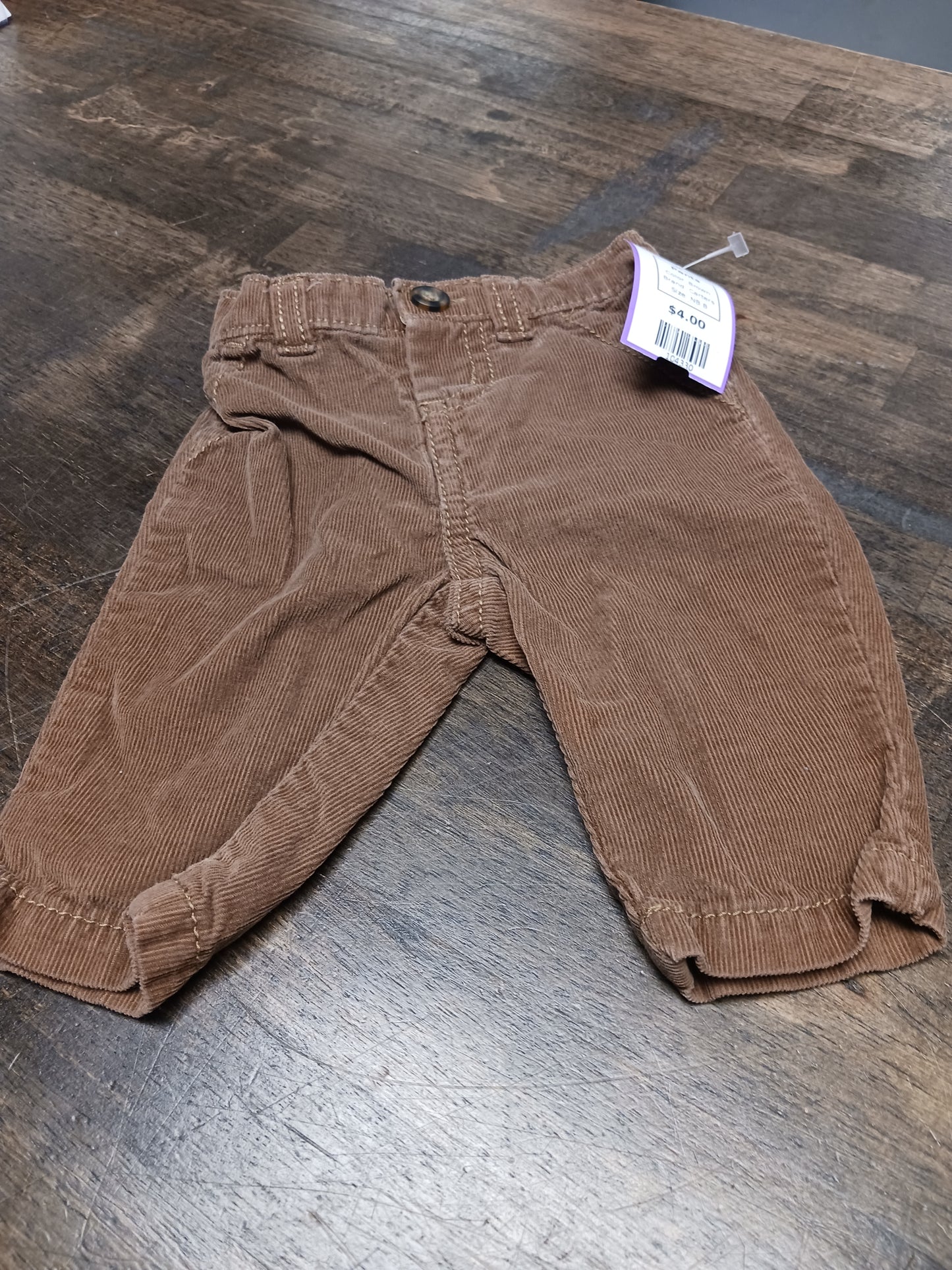 Brown Carters Pants, NB B