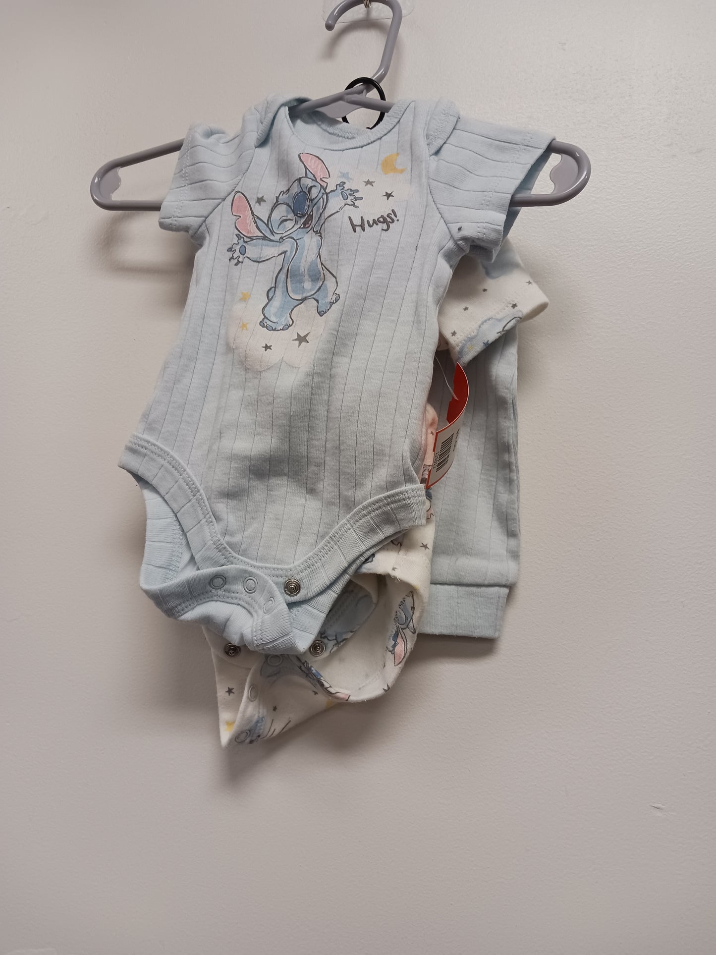 Blue Disney 3 Piece Stitch outfit, NB B