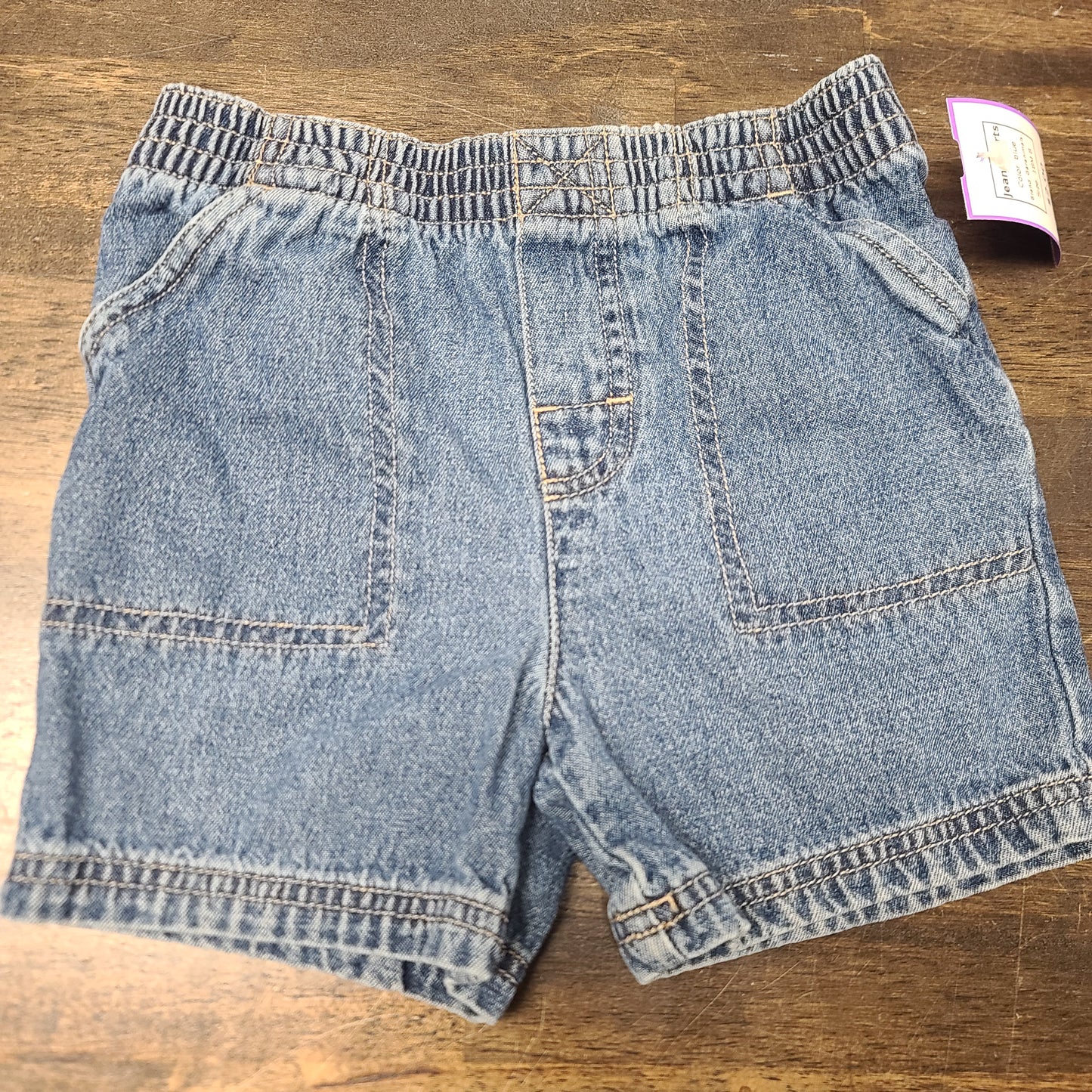 blue Garanimals Jean Shorts, 18M B