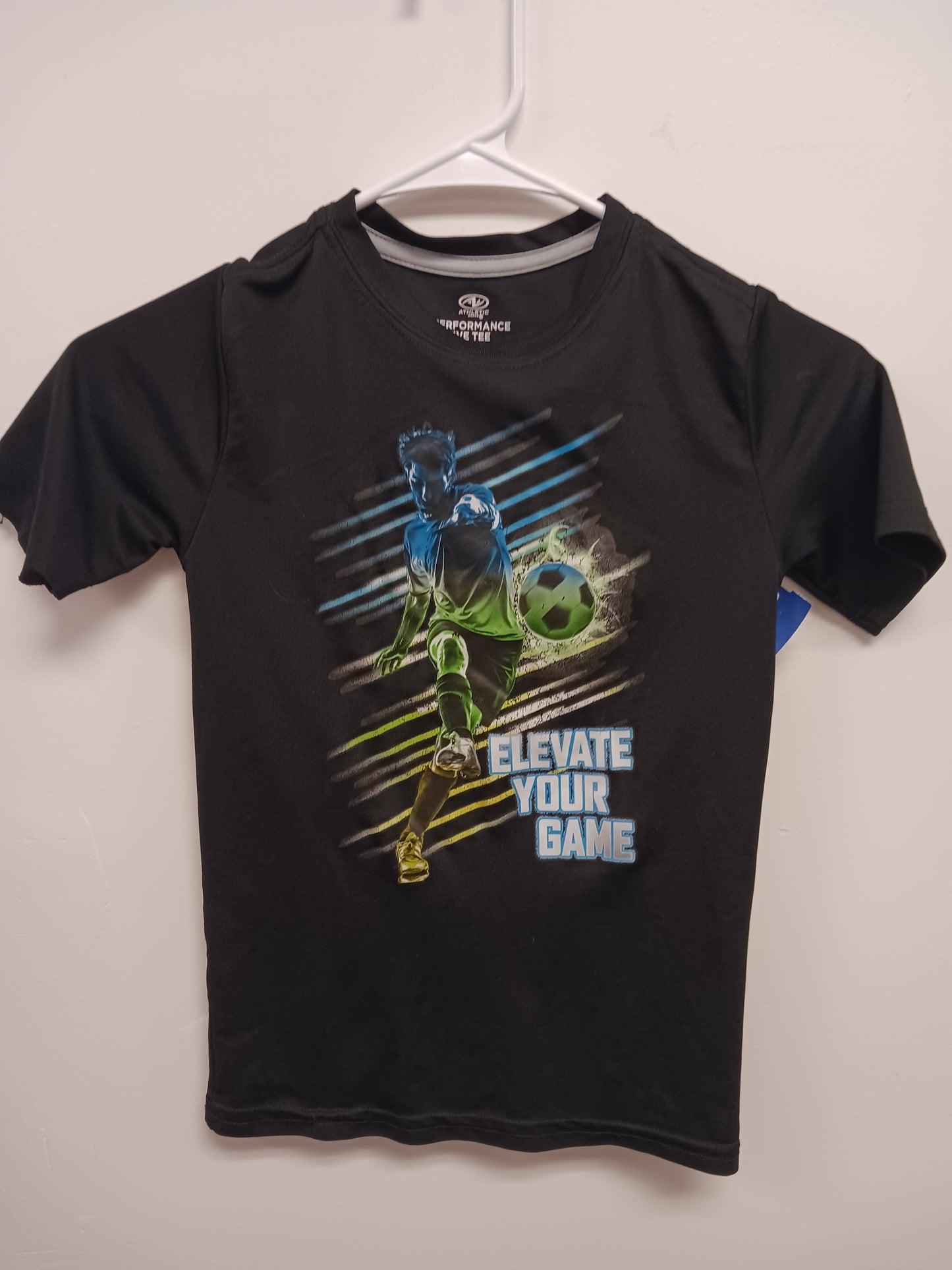 black athletic works elevate your game shirt, 6 B