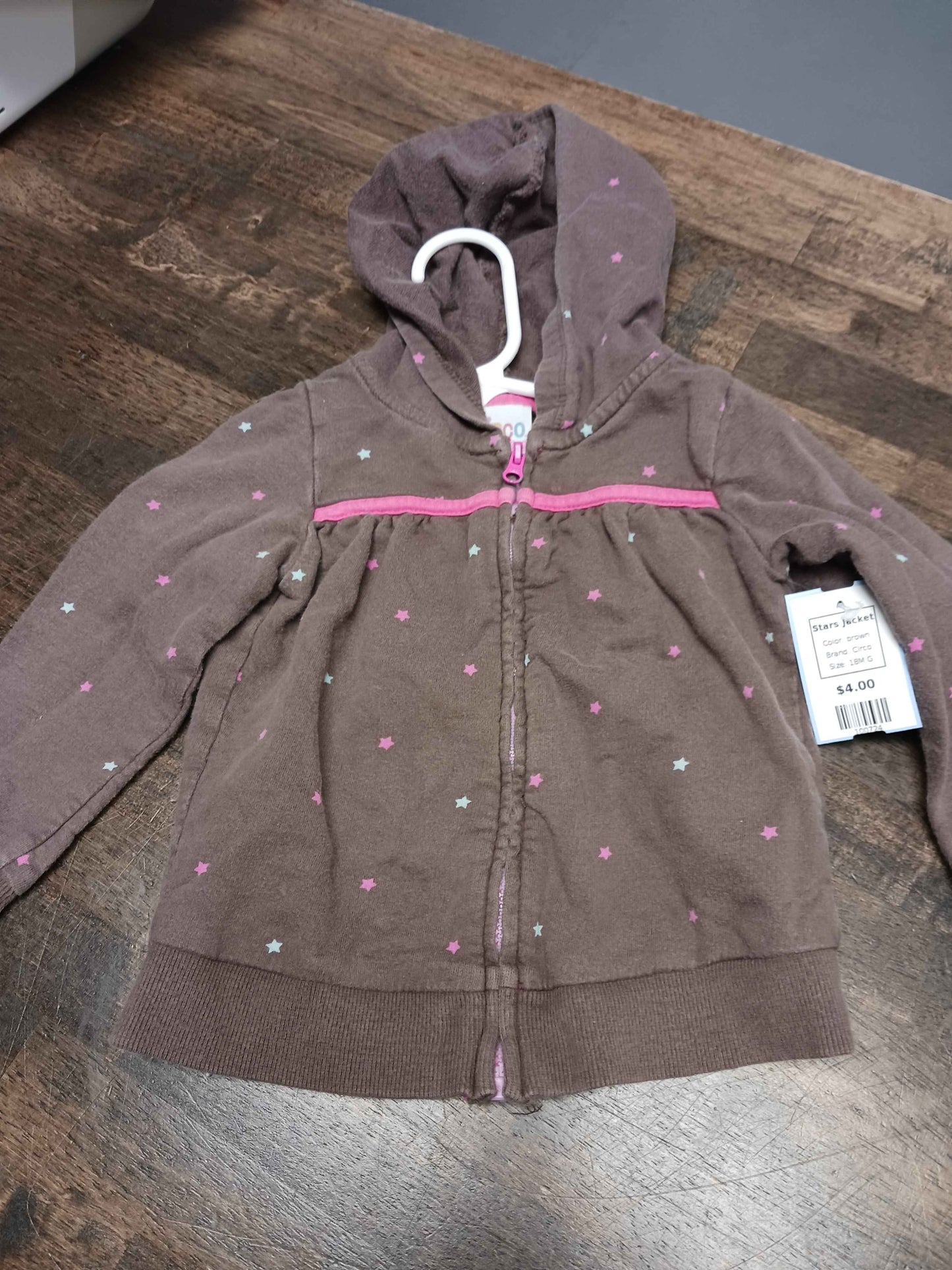 brown Circo Stars Jacket, 18M G