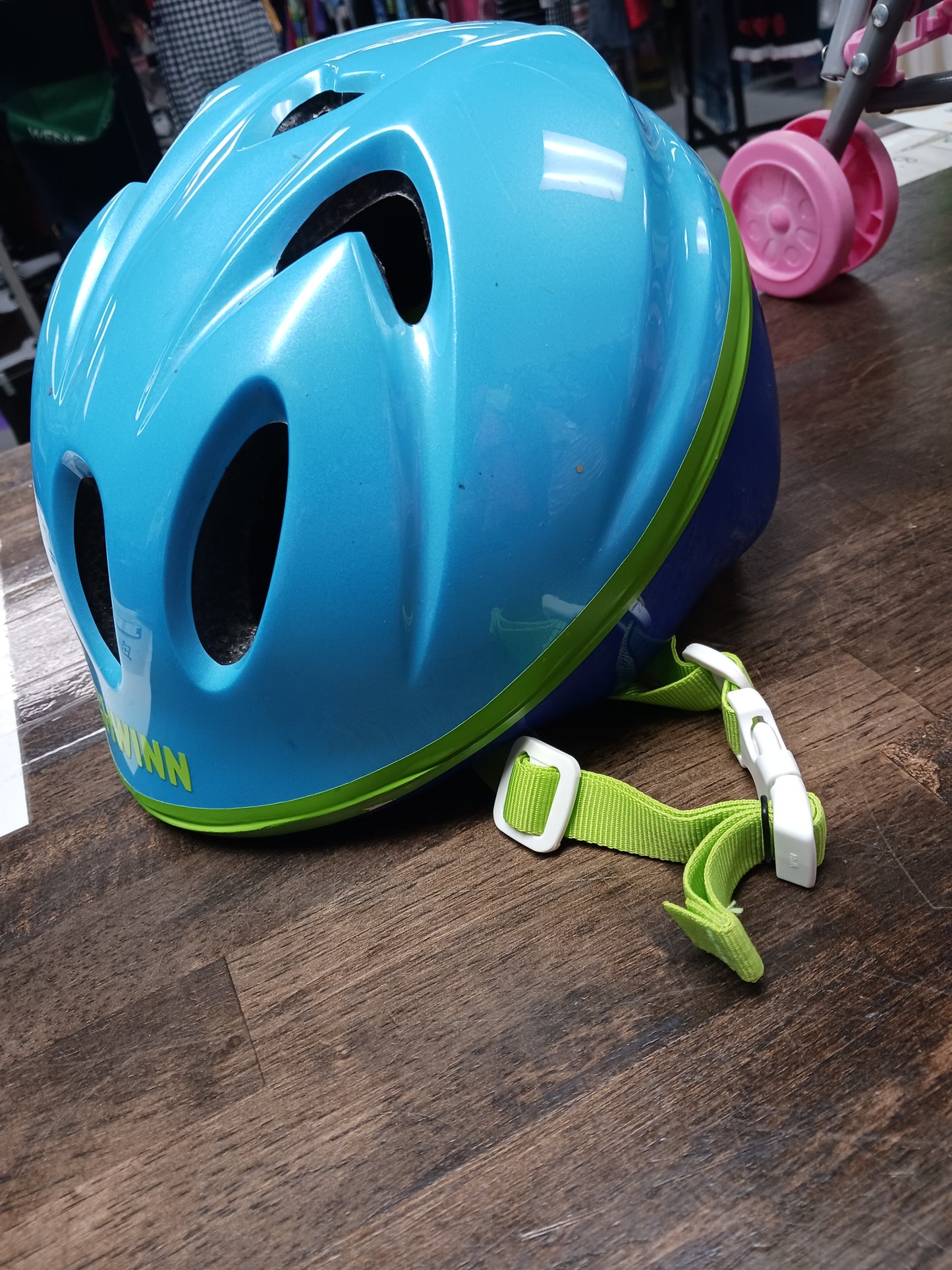 Blue/Green Schwinn Bike Helmet, Toddler