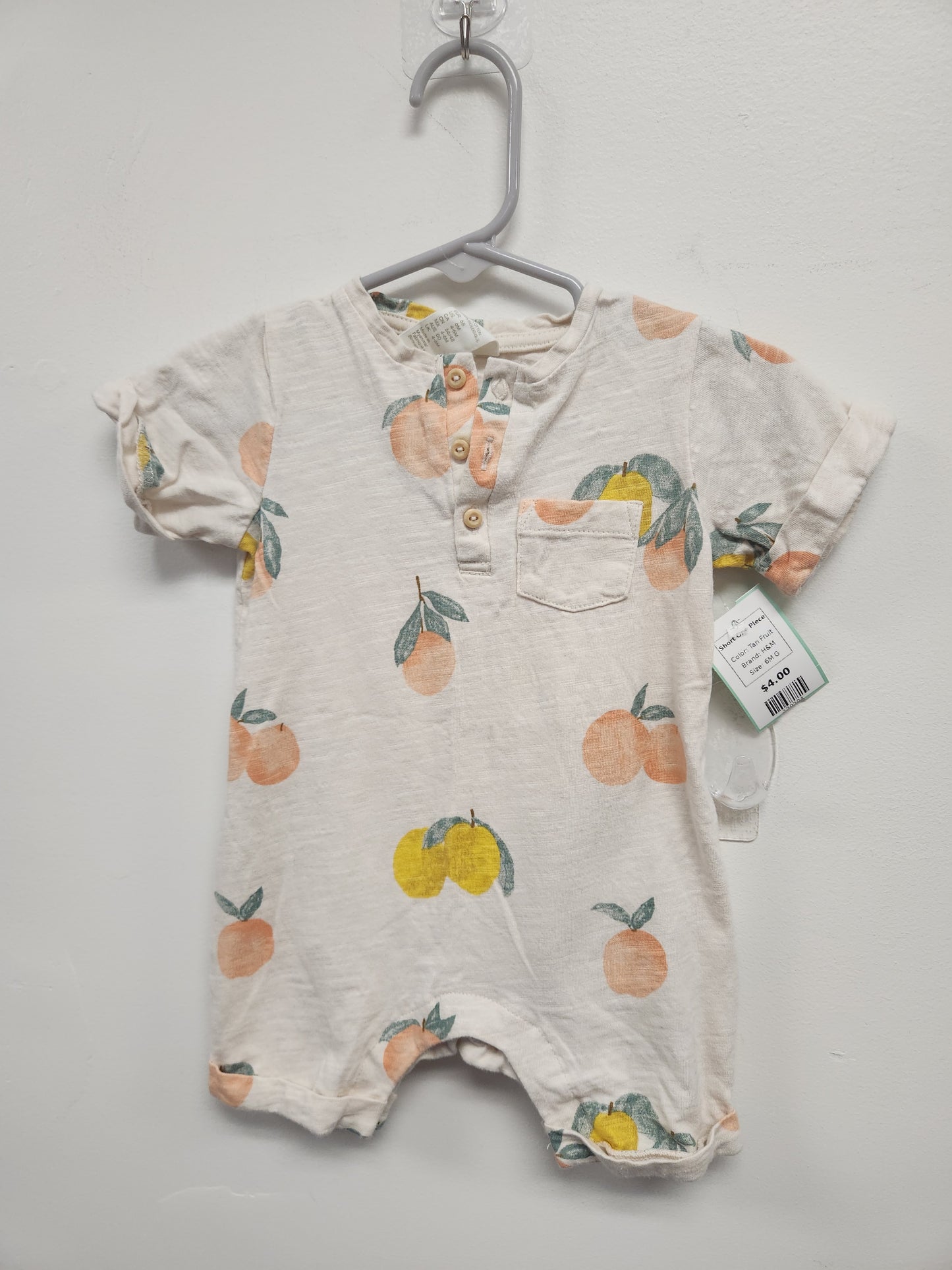 Tan Fruit H&M Short One Piece, 6M G
