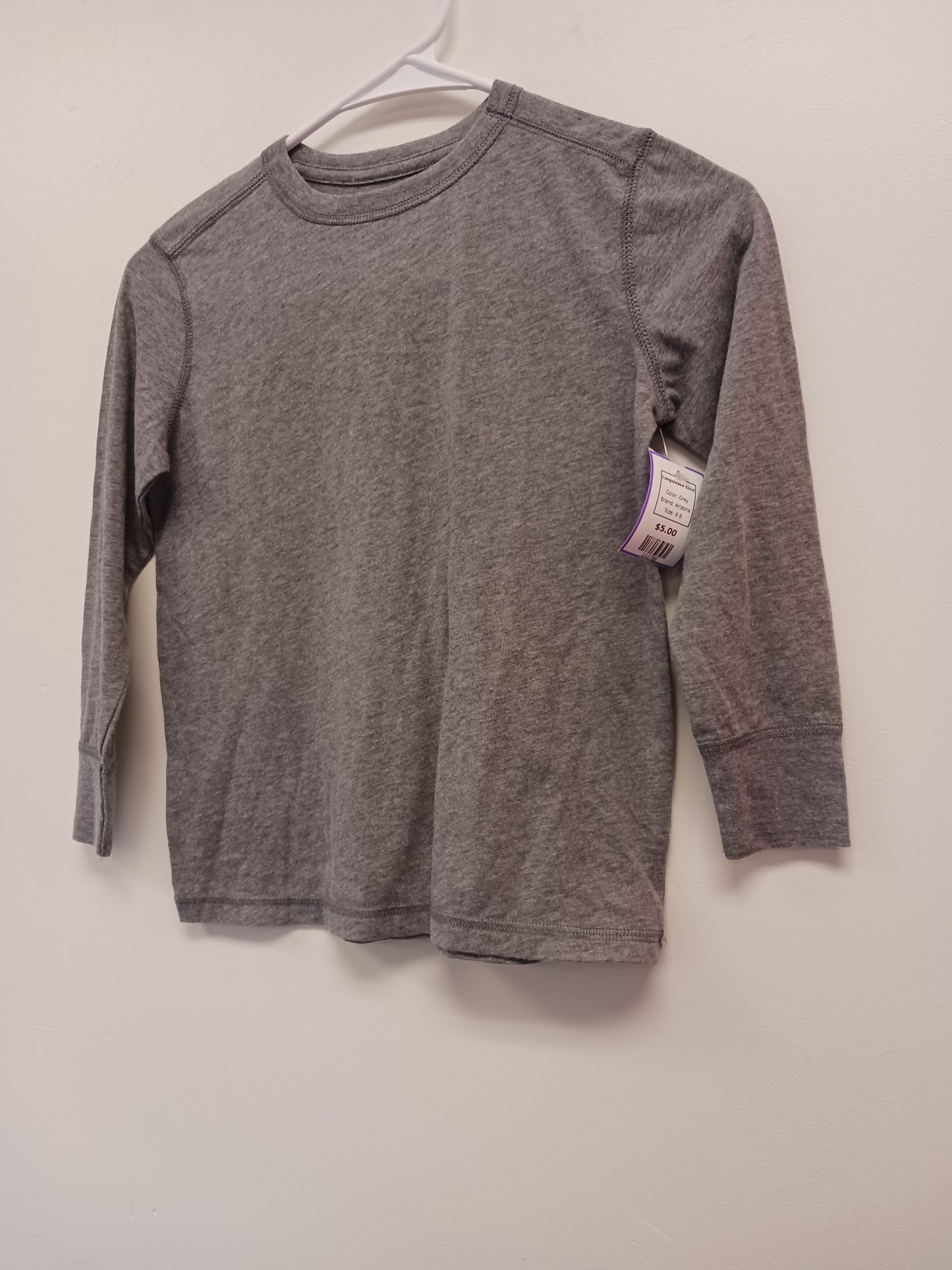 Grey Arizona Longsleeve Shirt, 6 B