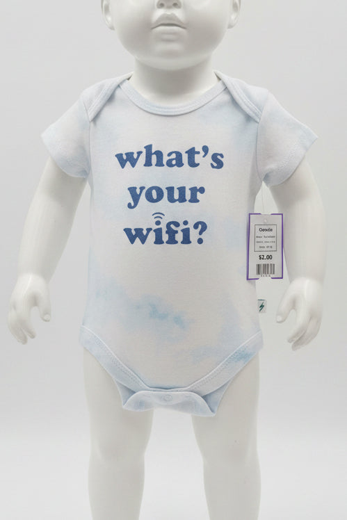 White/Blue Team Of Tiny Onesie, 3M B