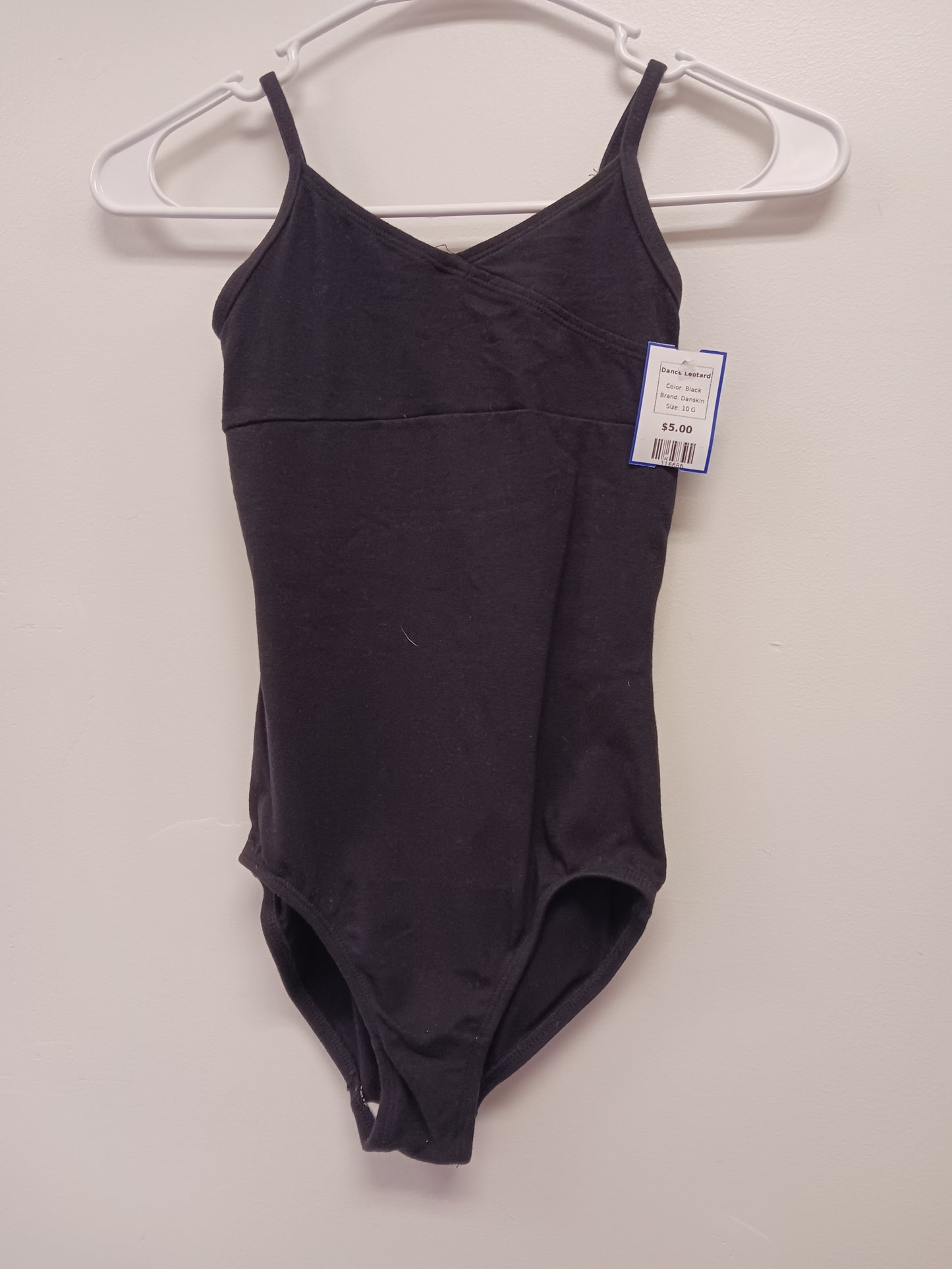 Black Danskin Dance Leotard, 10 G