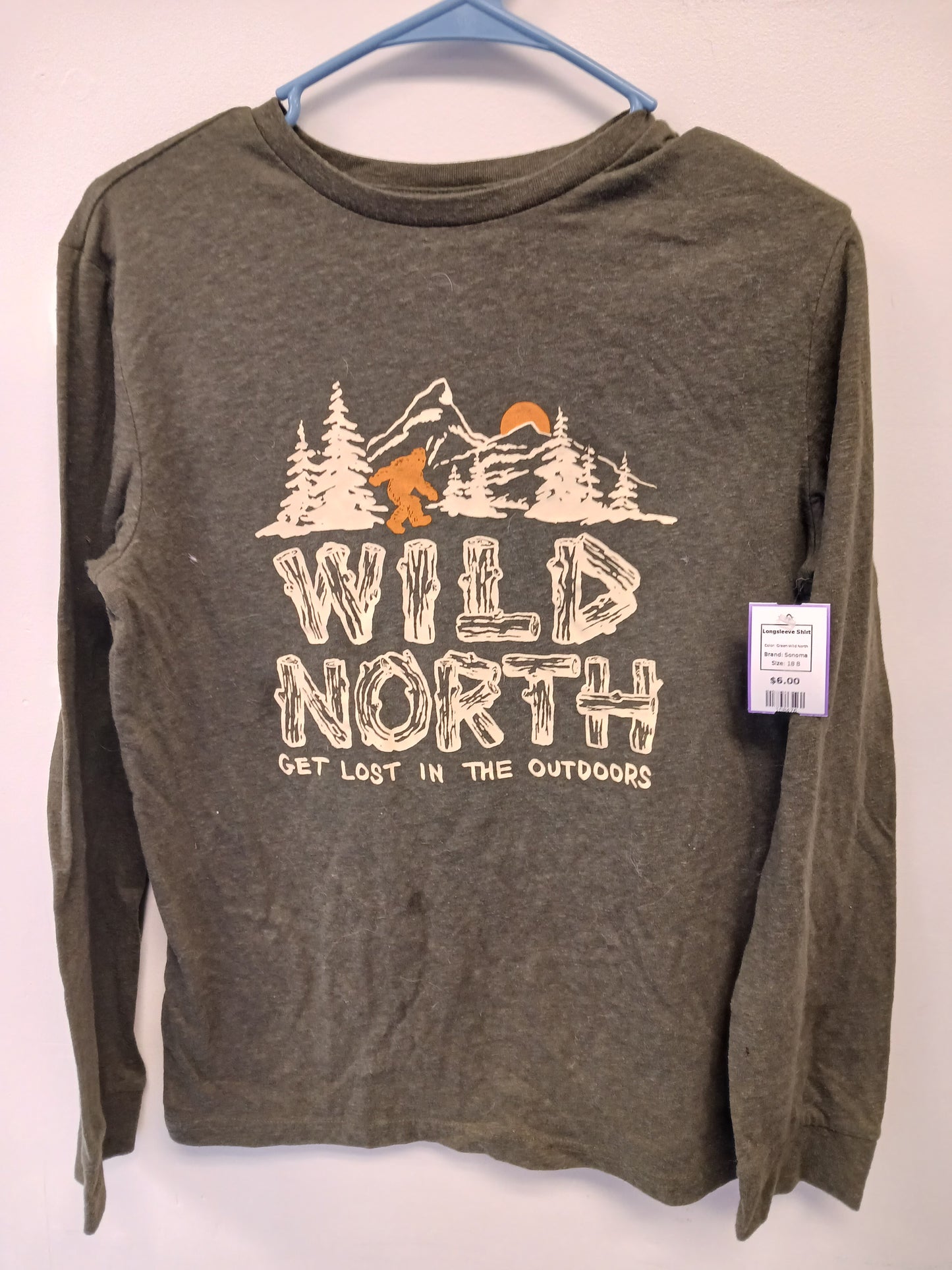 Green Wild North Sonoma Longsleeve Shirt, 18 B