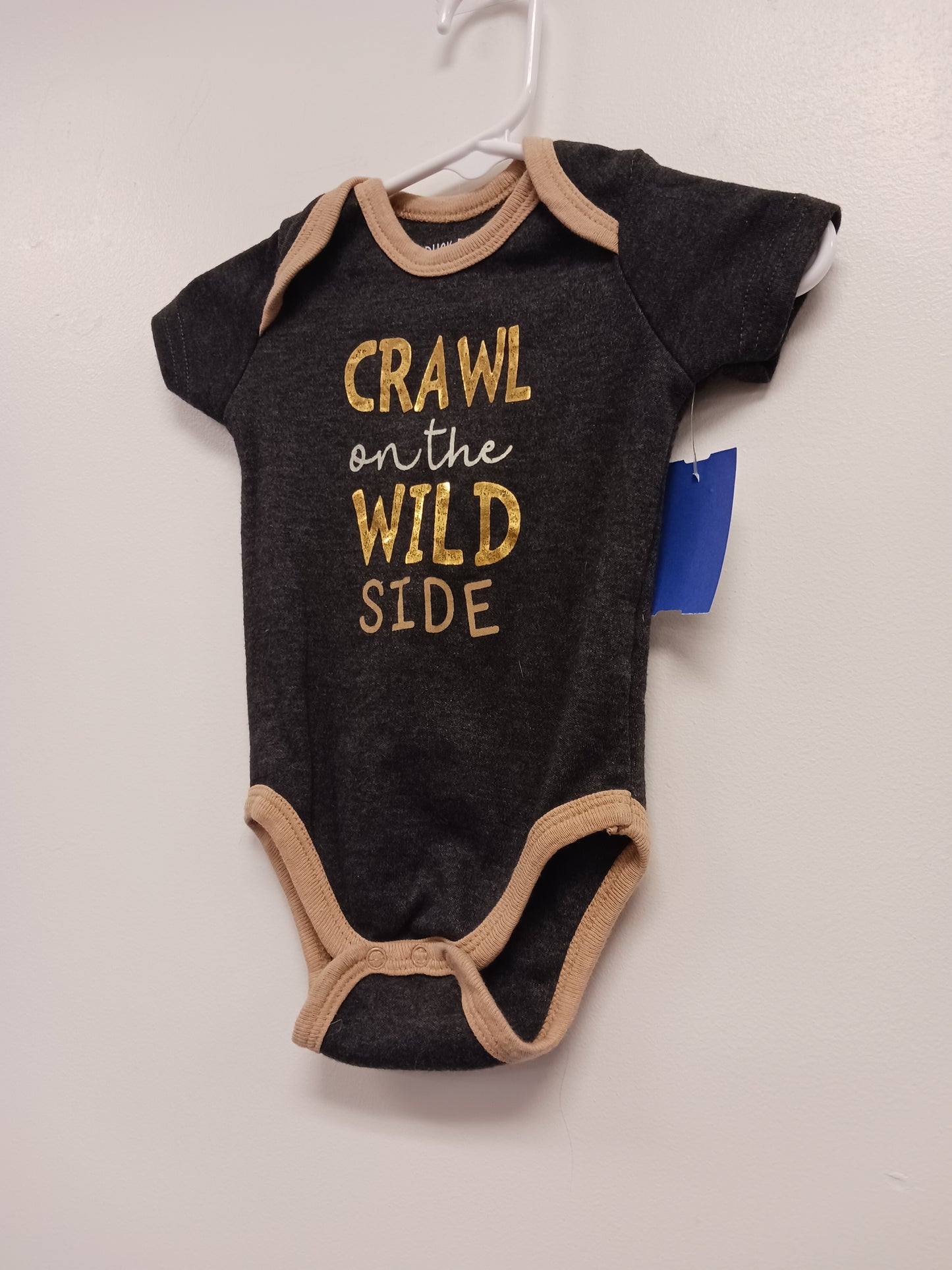 Grey/Tan Duck Duck Goose Onesie, 3M G