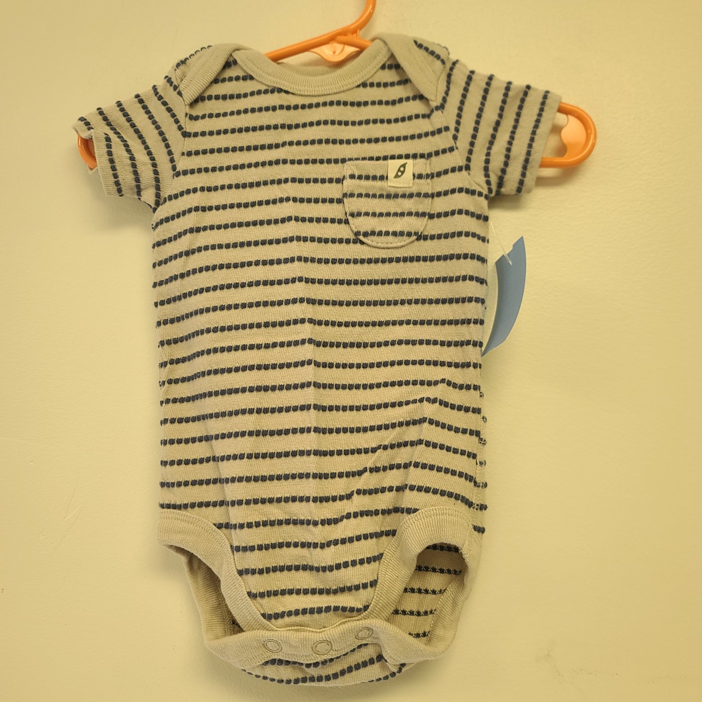 blue stripe Easy Peasy Striped Onesie 3-6m, 3M B