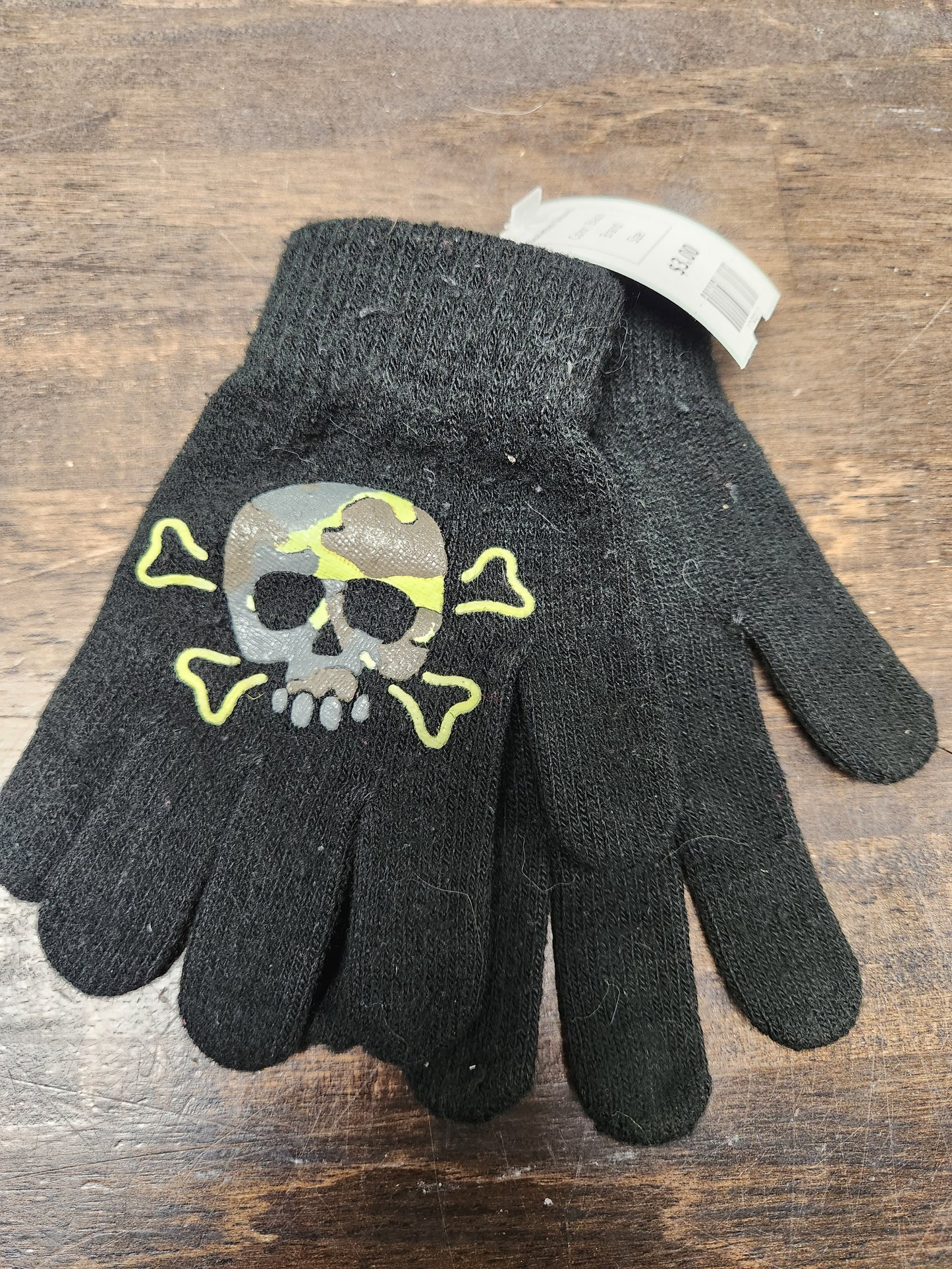 Black Skeleton Gloves