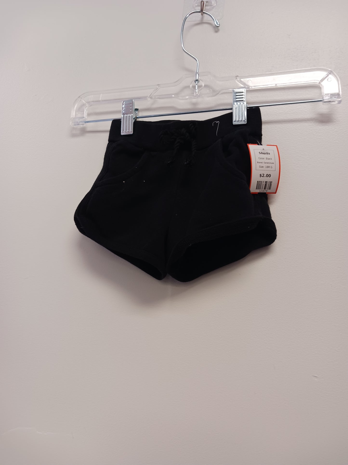 Black Garanimals Shorts, 18M G