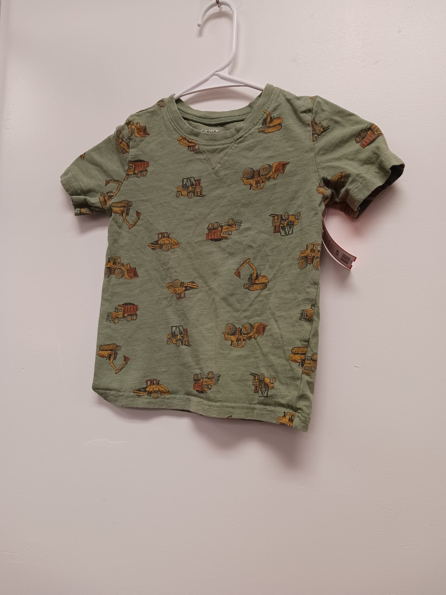 Green/Yellow Digger Carters Shirt, 5T B