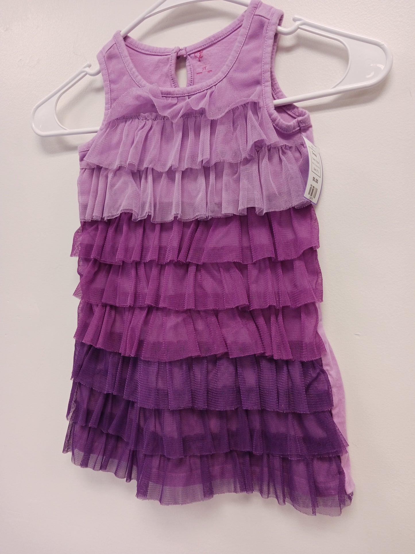 Purple Childrens Place Dress, 3T G