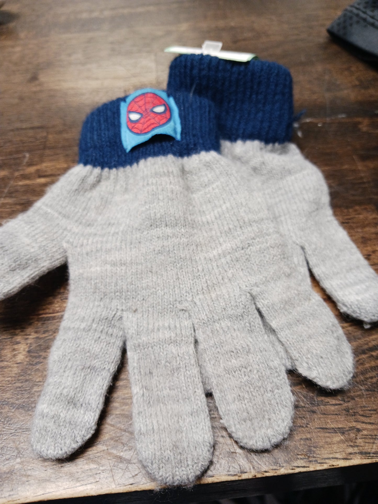 Grey Spiderman Gloves