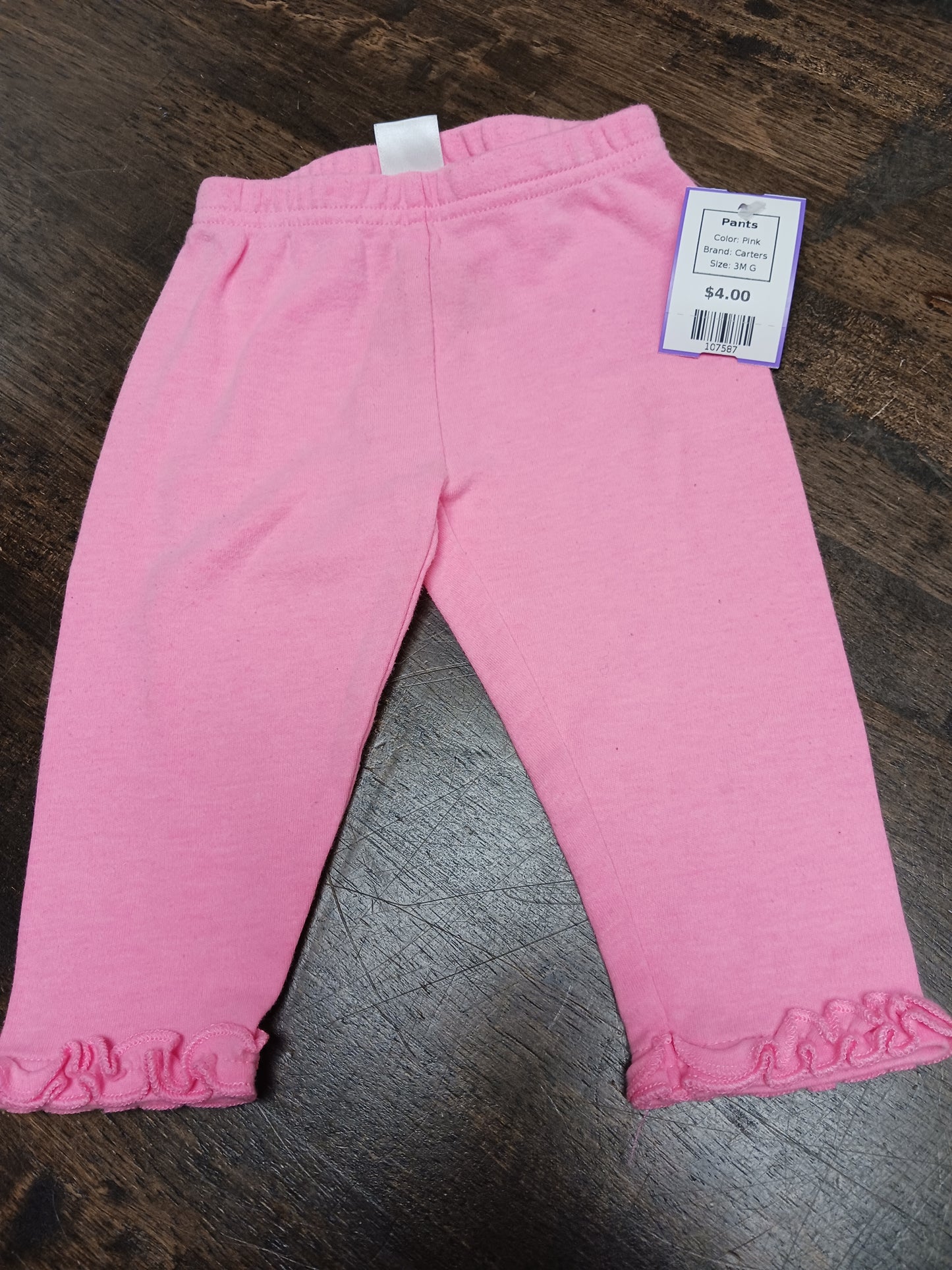 Pink Carters Pants, 3M G