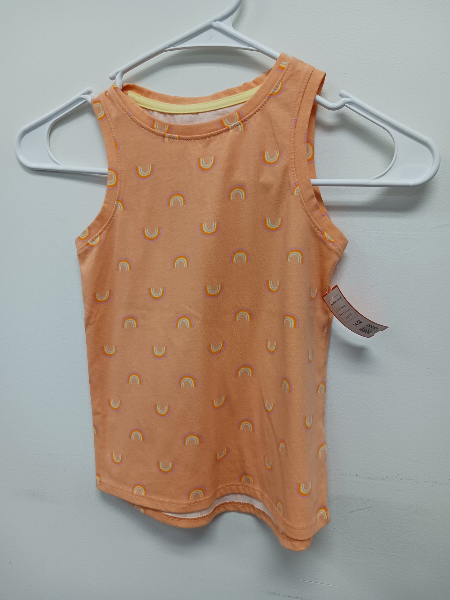 orange Cat & Jack Rainbow Tank Top, 5T G