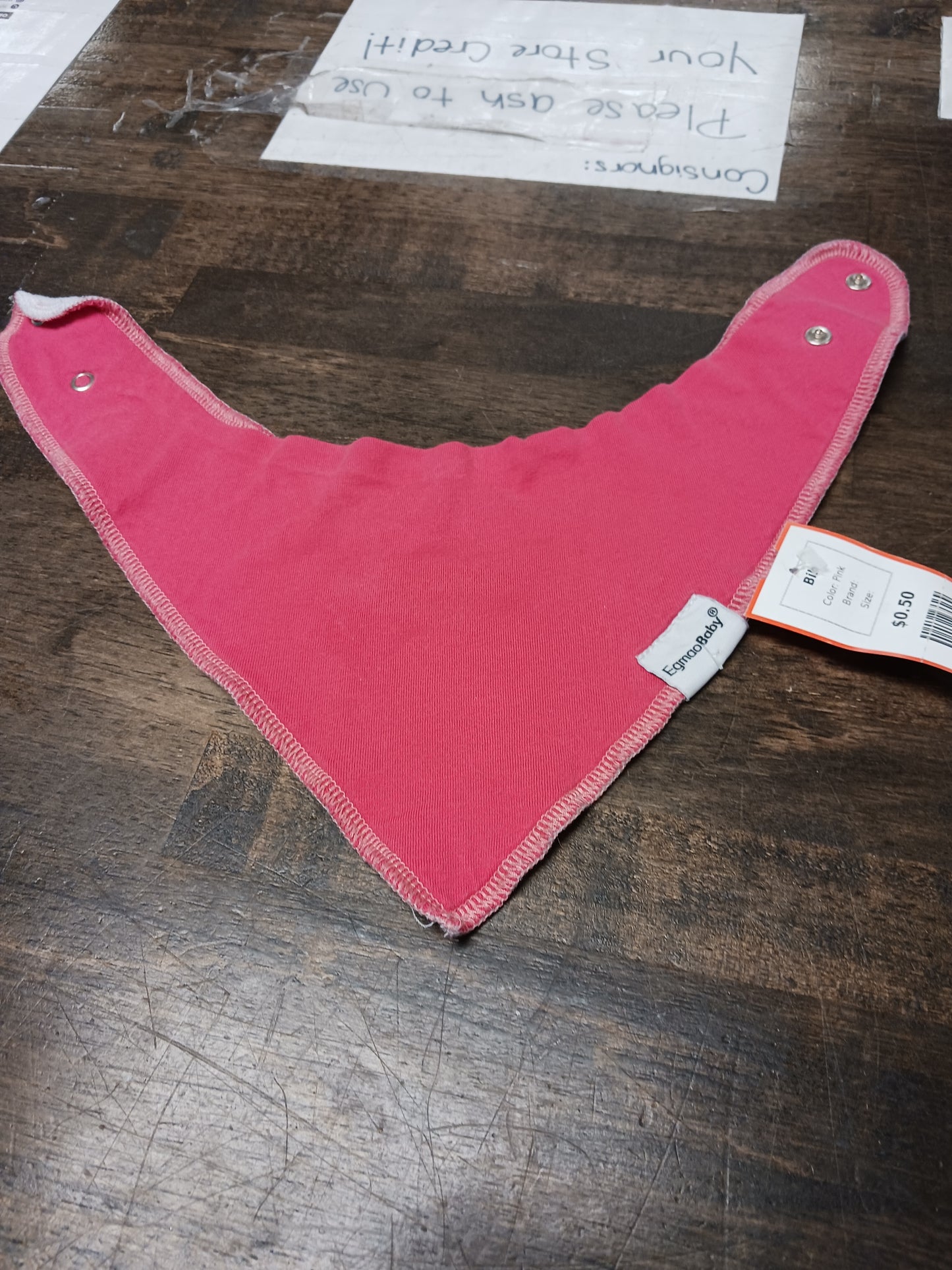 Pink Bib