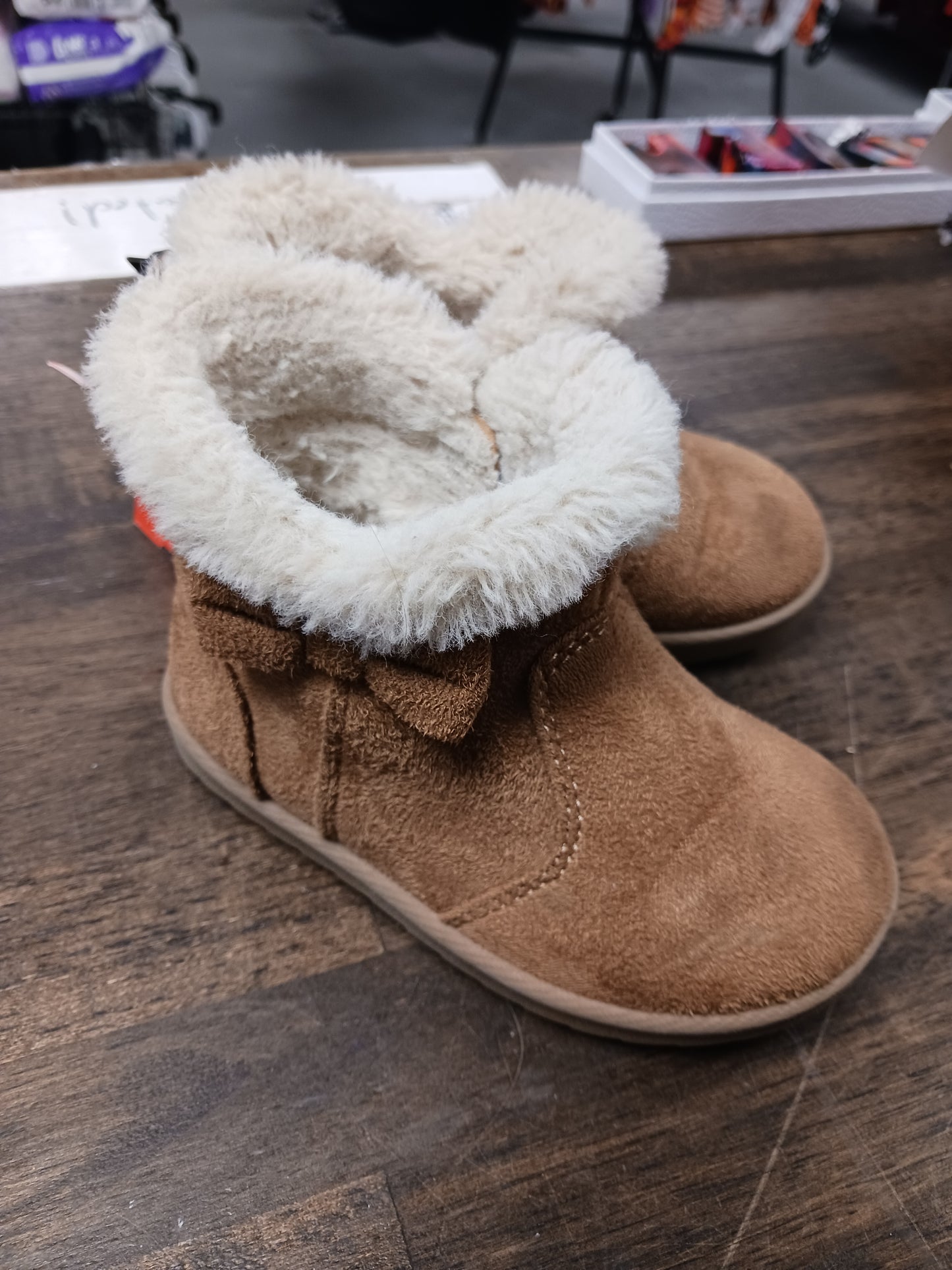 Tan Wonder Nation Boots, 6C G