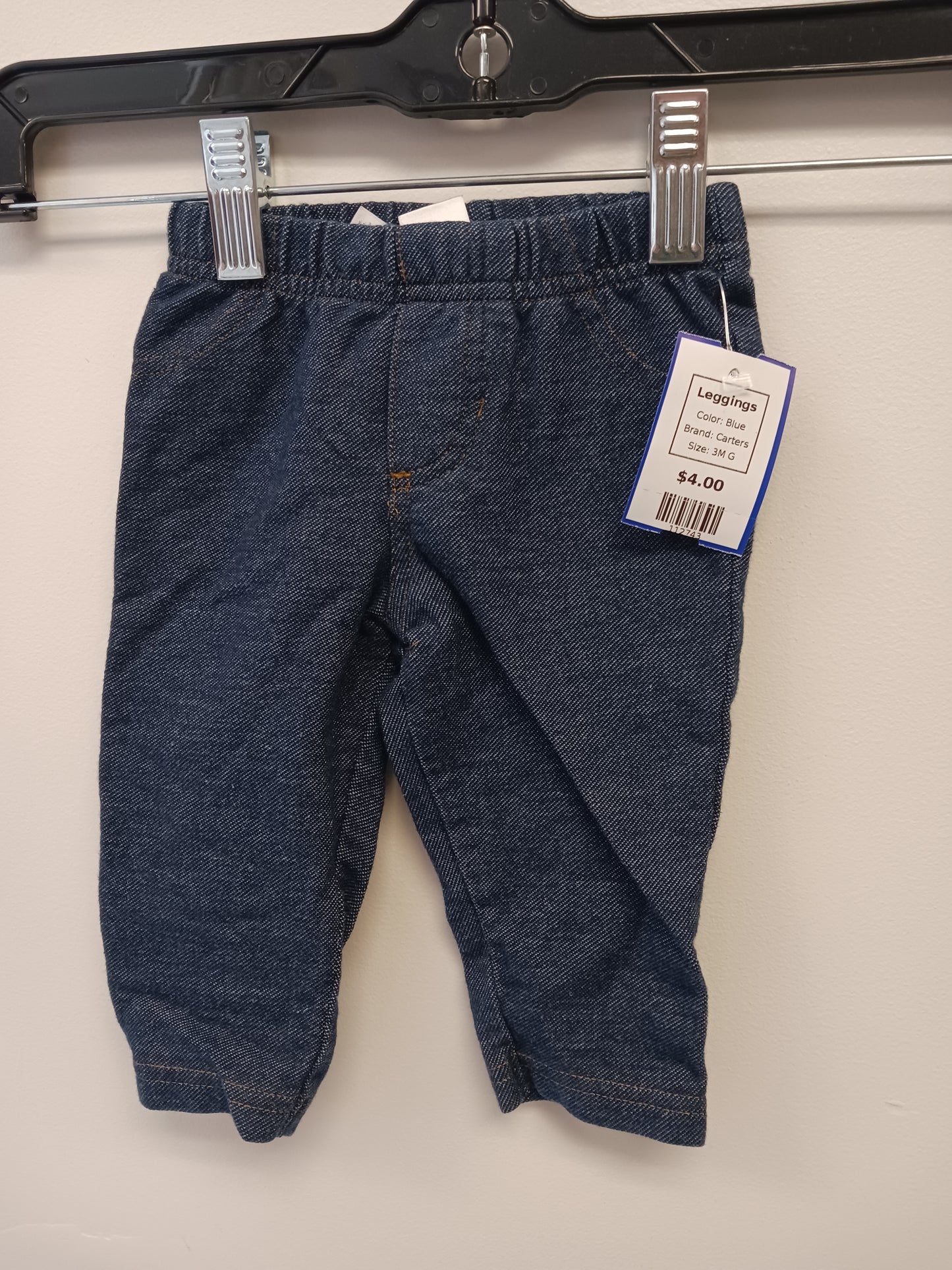 Blue Carters Leggings, 3M G