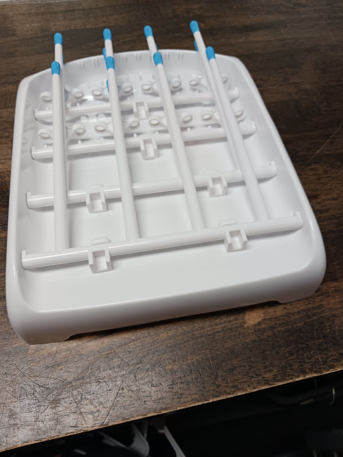 white Muchkin Bottle Drying Rack