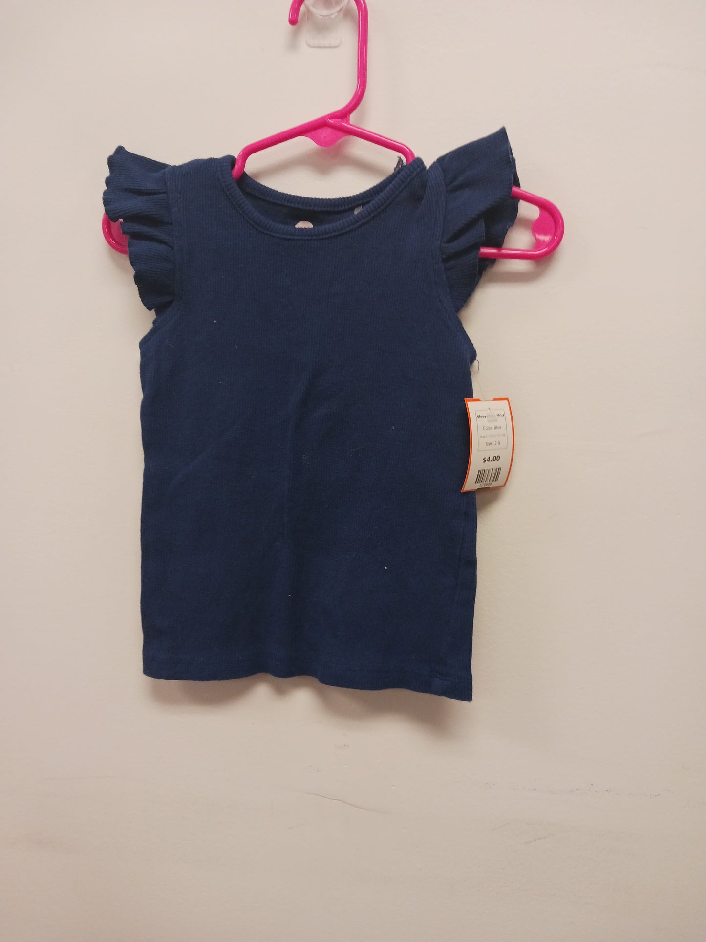 Blue Cotton On Kids Sleeveless Shirt, 2 G