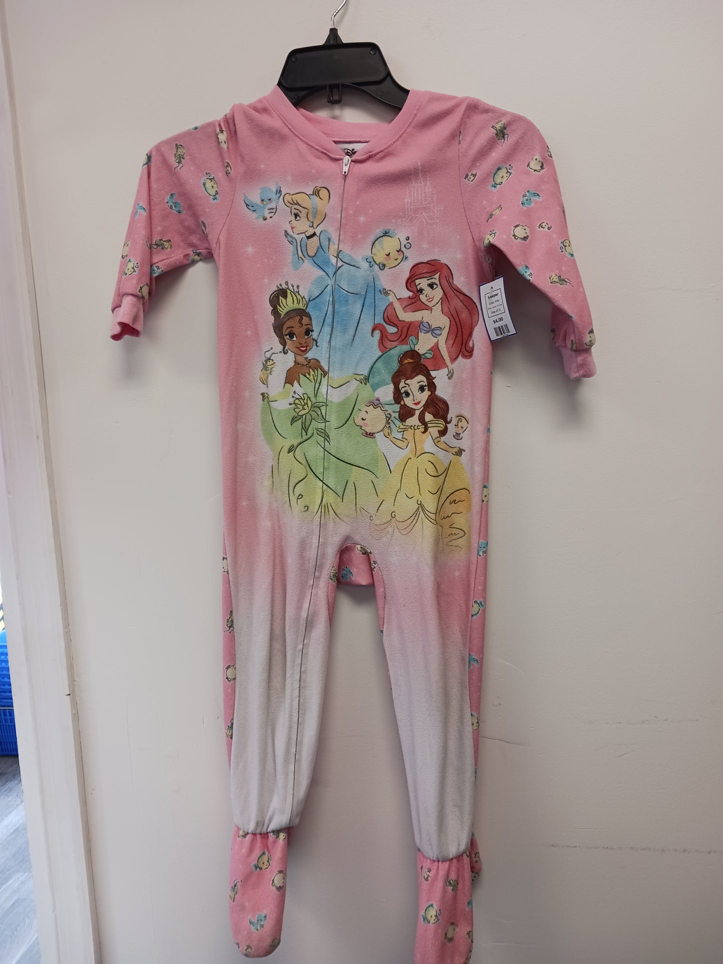 Pink Disney Princess Sleeper, 4T G