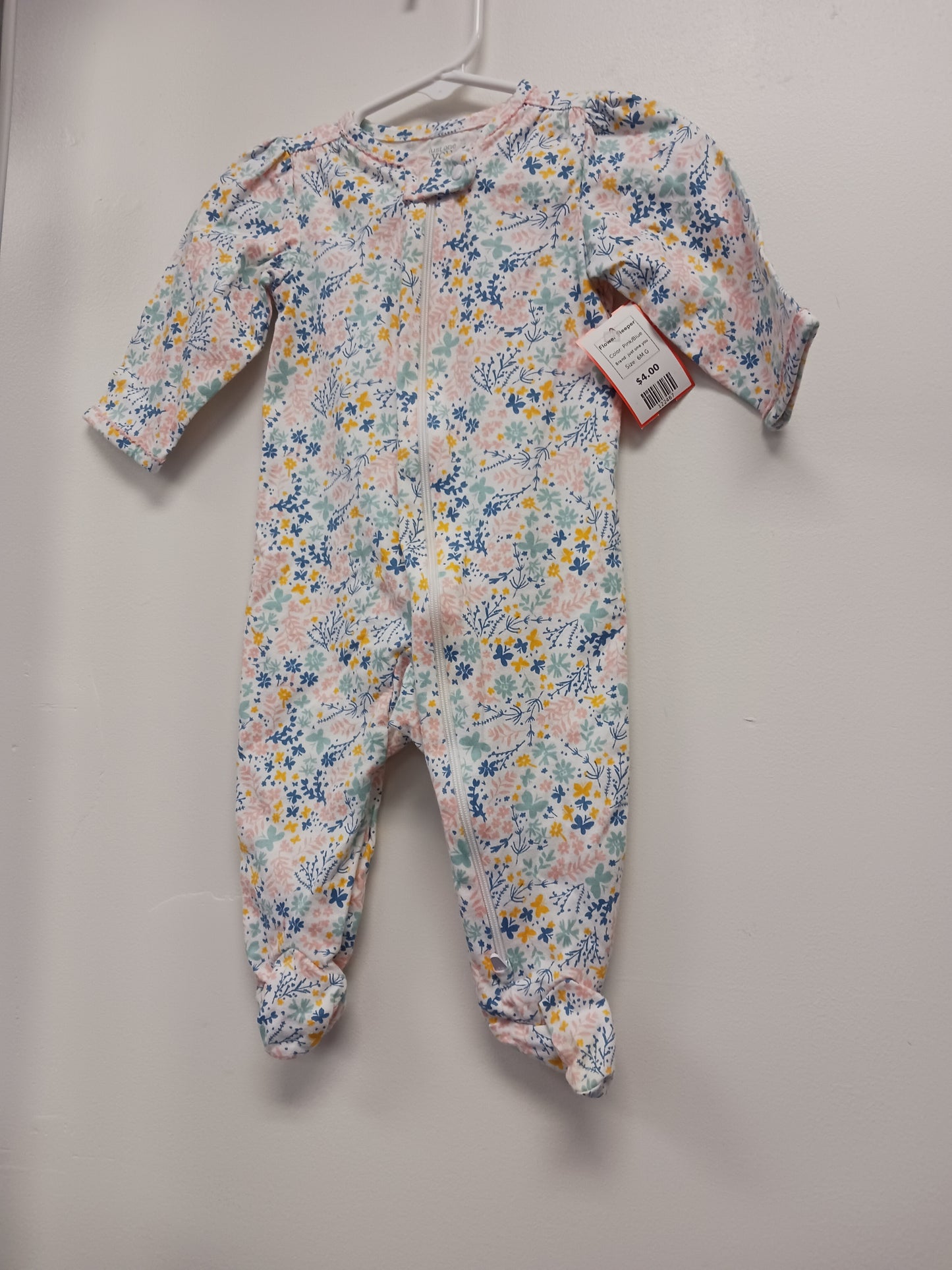 Pink/Blue just one you Flower Sleeper, 6M G