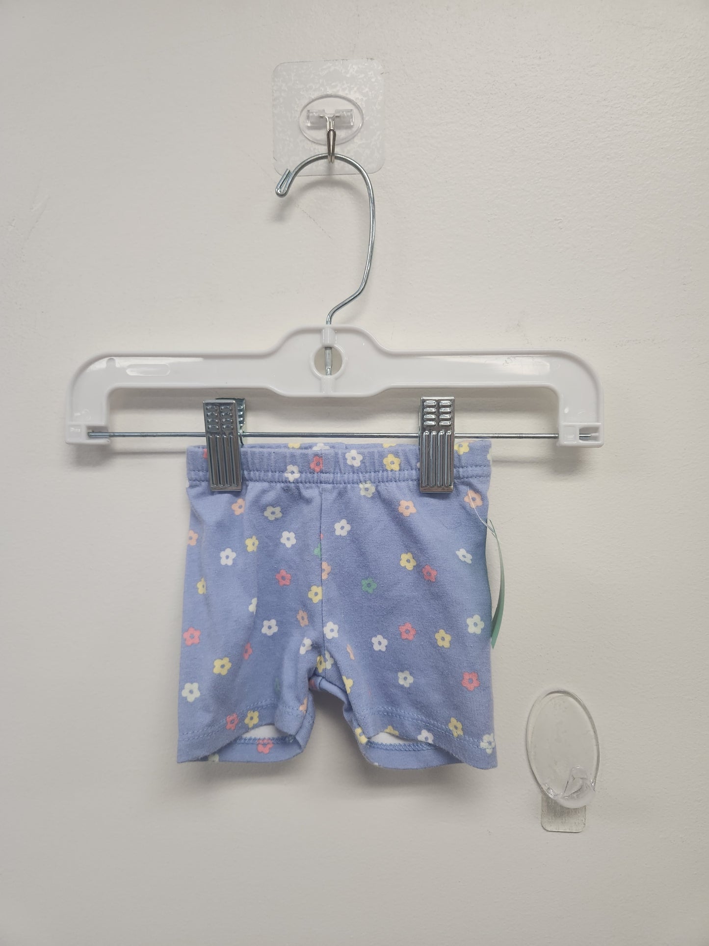 Blue Garanimals Flower shorts, 3-6M G