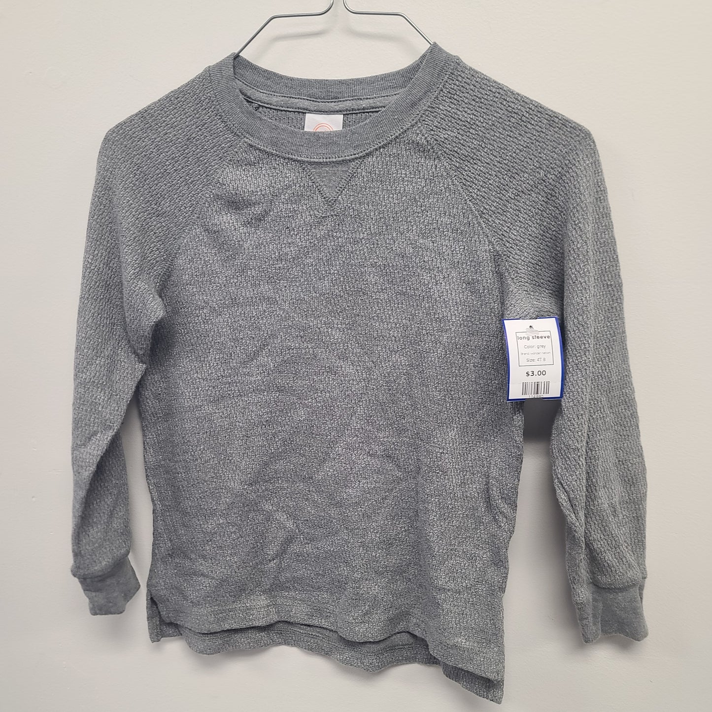 grey wonder nation long sleeve, 4T B