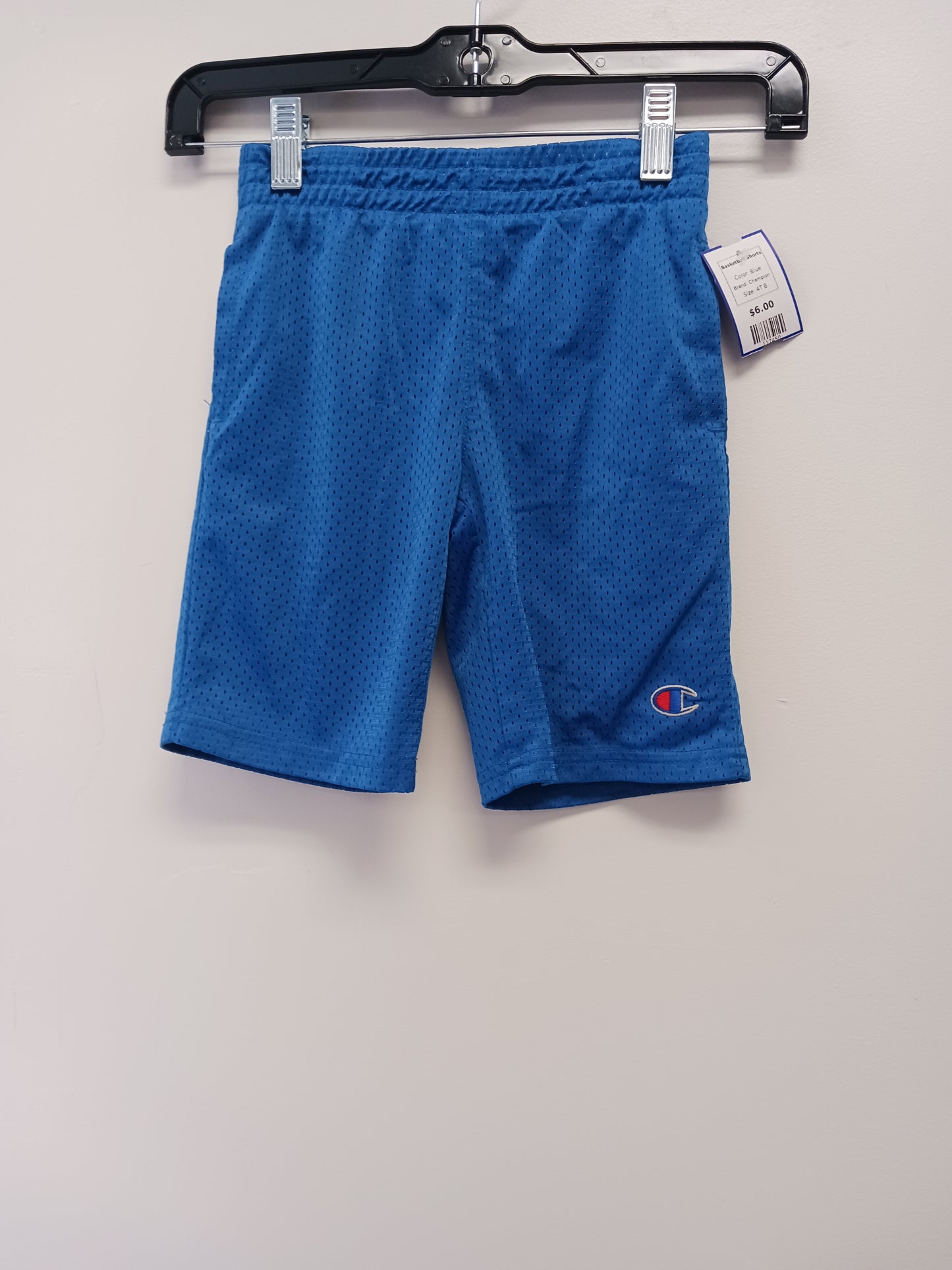 Blue Champion Basketball Shorts, 4T B