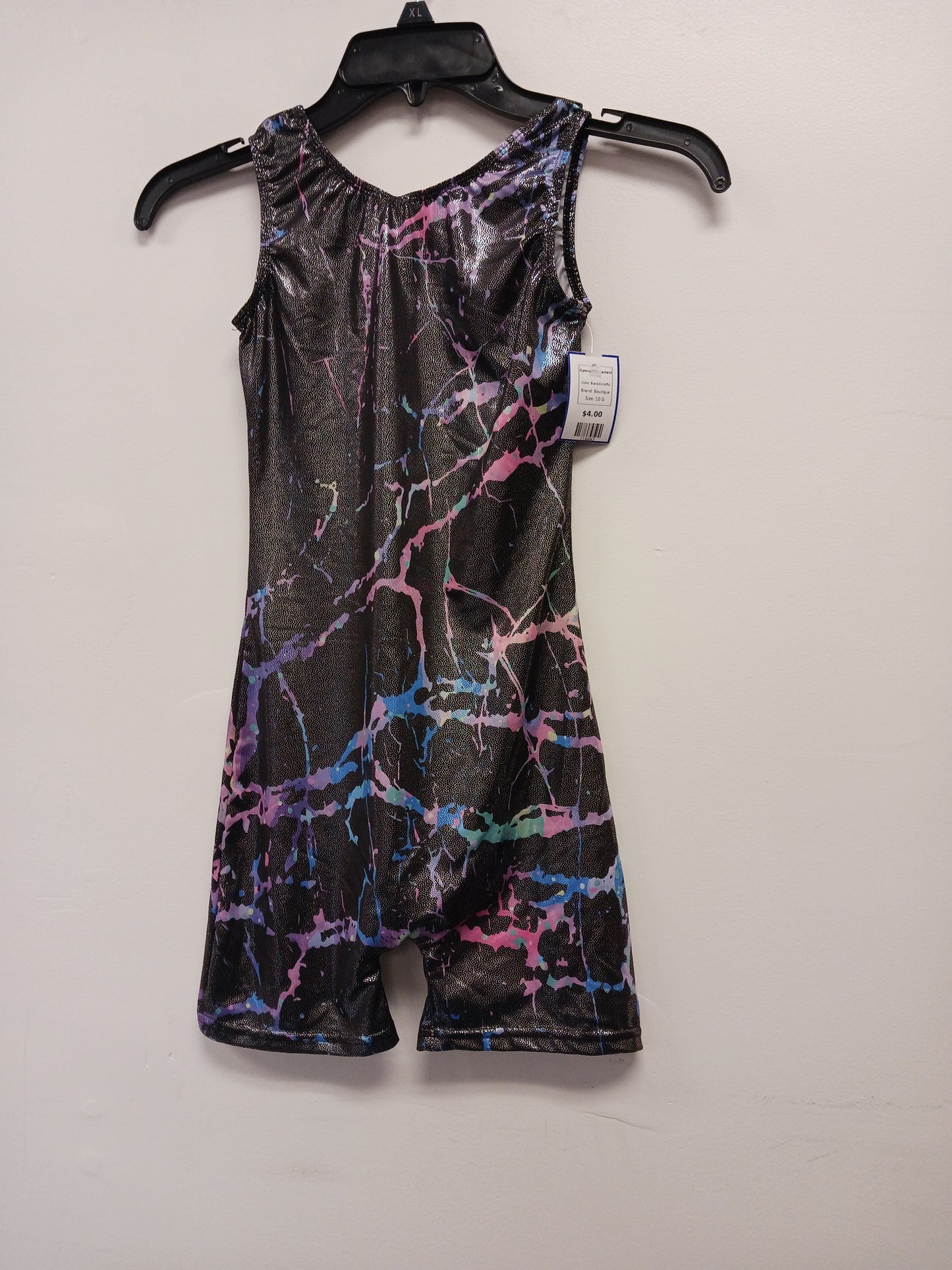 Black/Colorful Boutique Gymnastics Leotard, 10 G