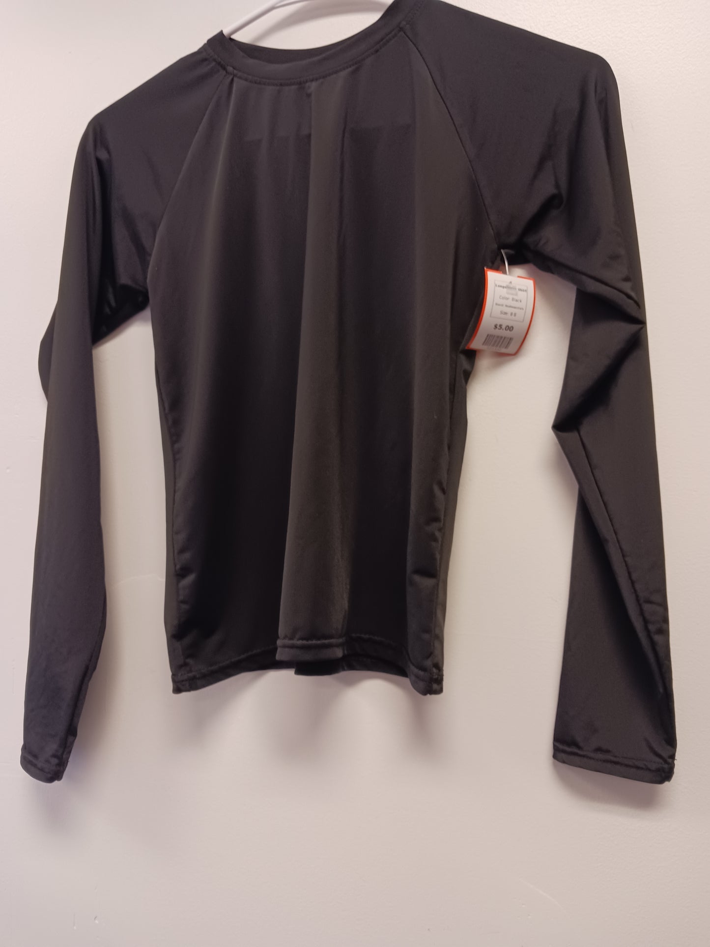 Black Realessentials Longsleeve Shirt, 8 B