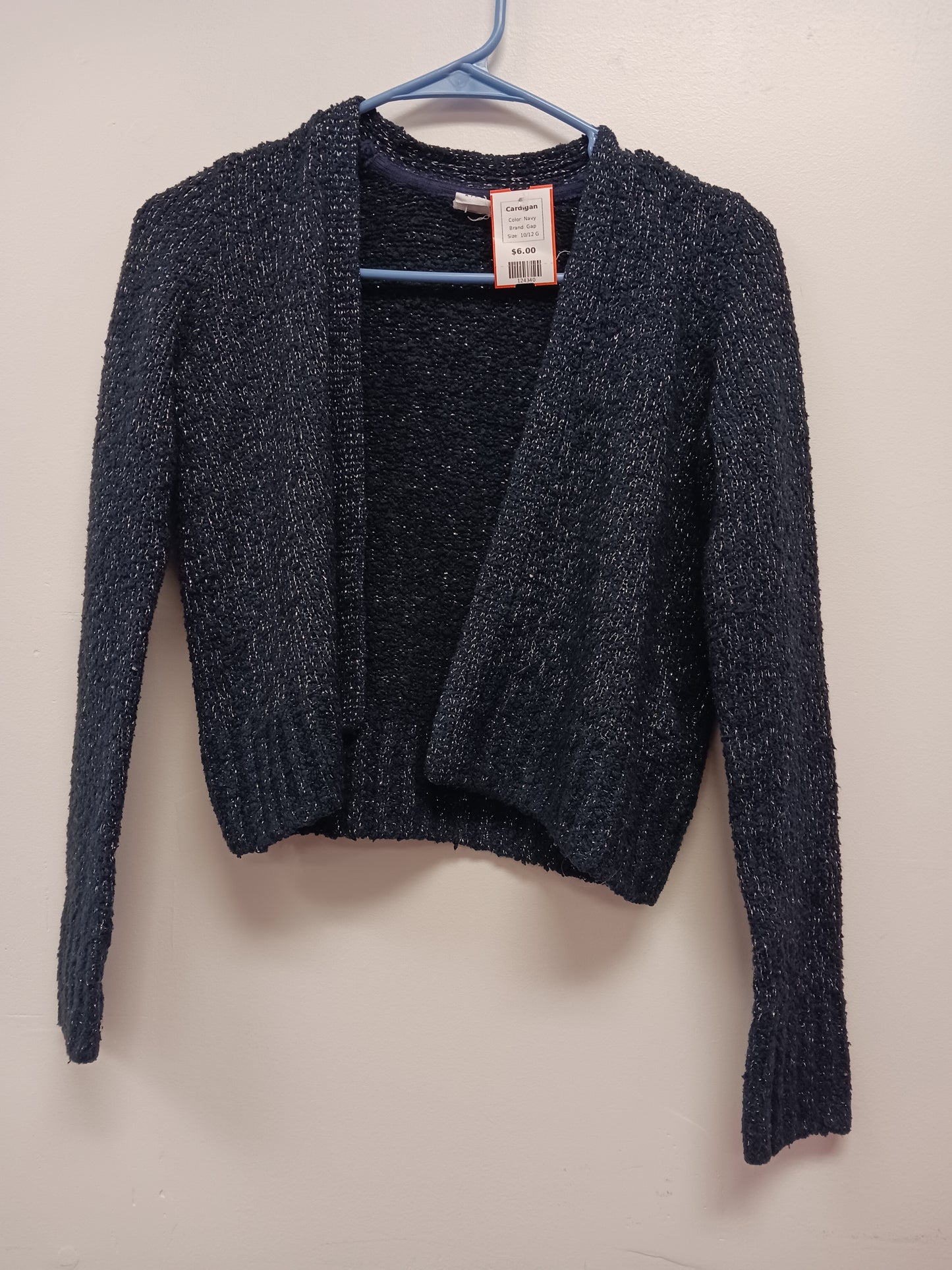 Navy Gap Cardigan, 10/12 G