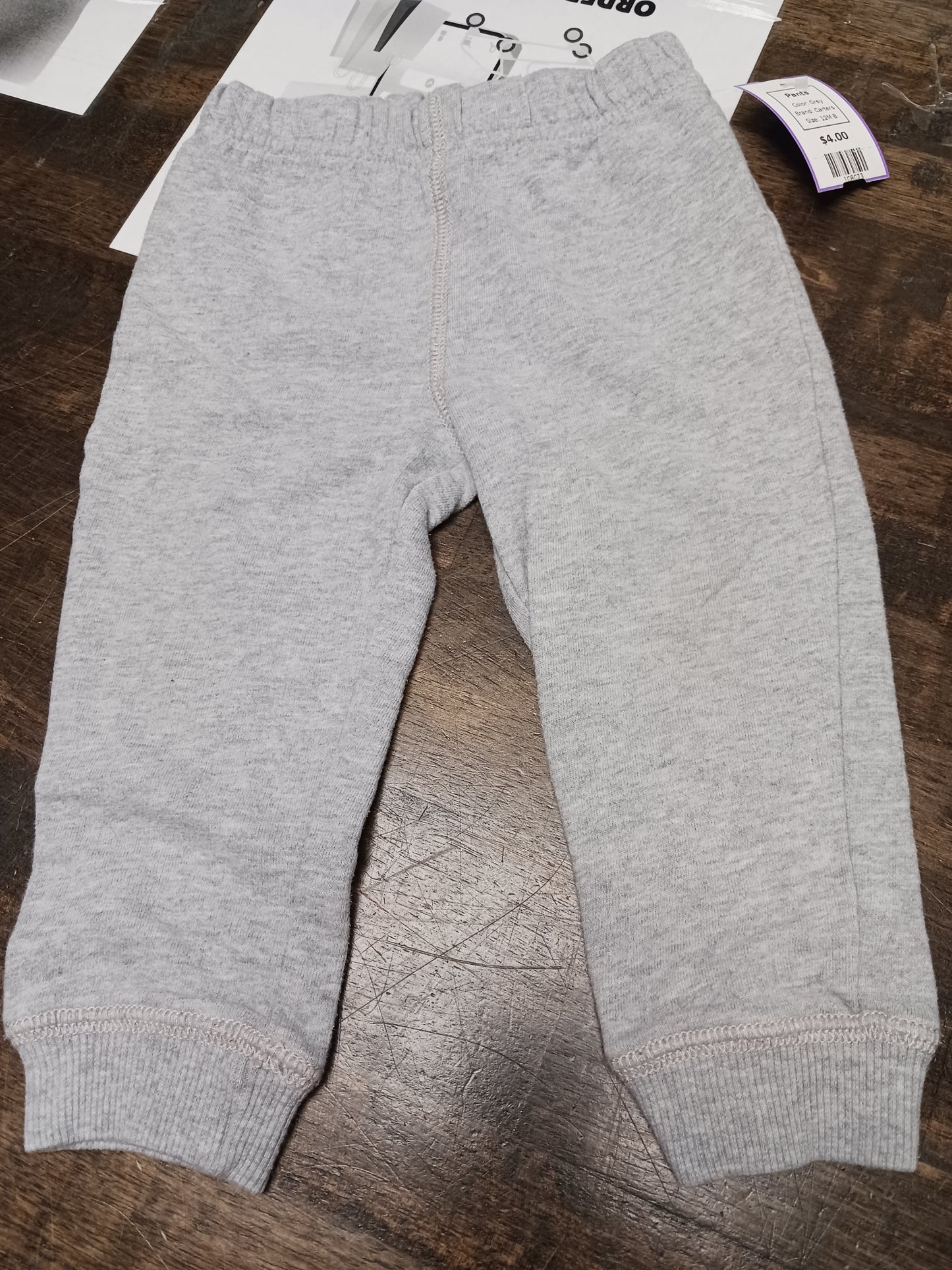 Grey Carters Pants, 12M B