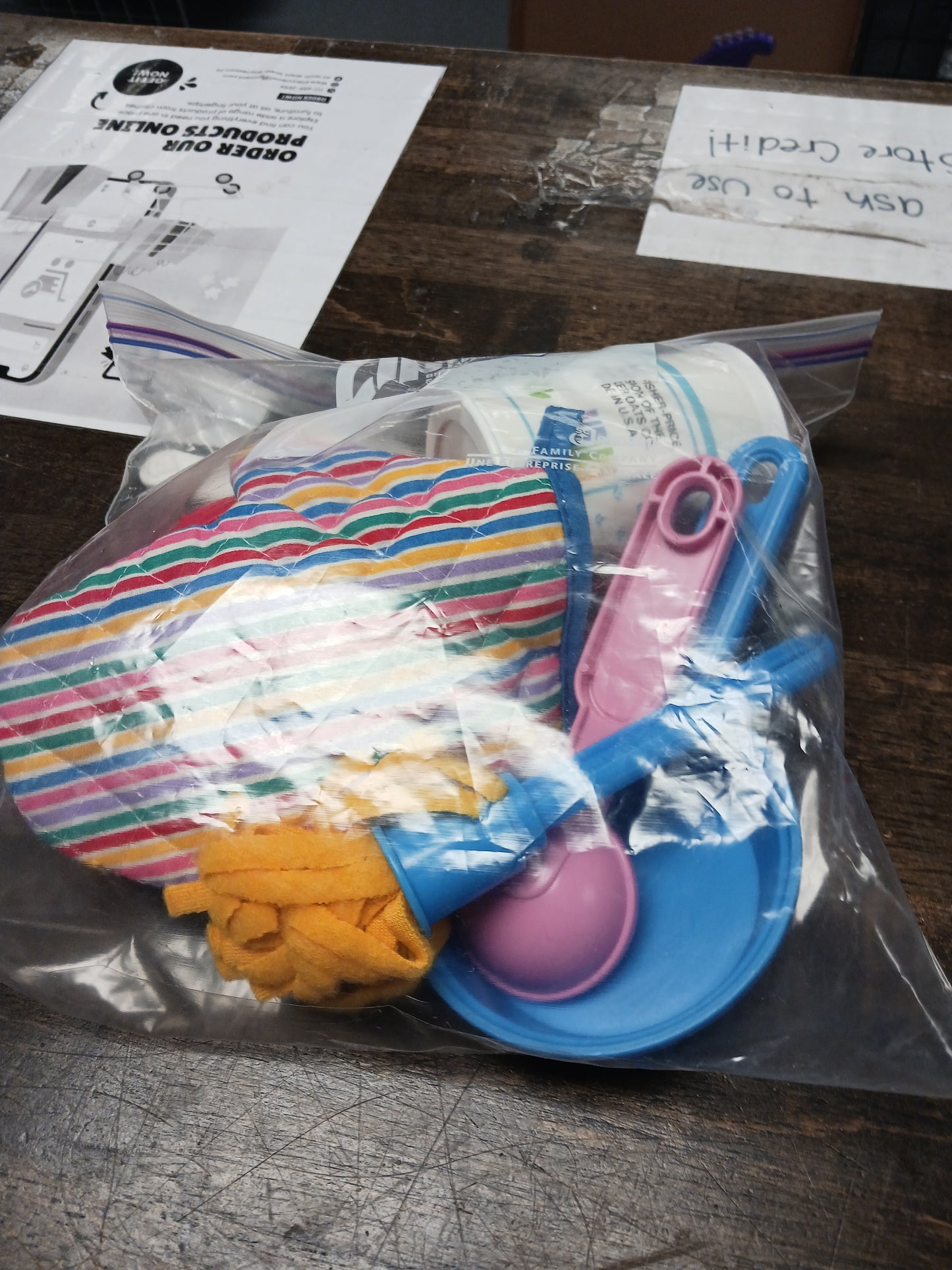 Bag Of Kitchen items