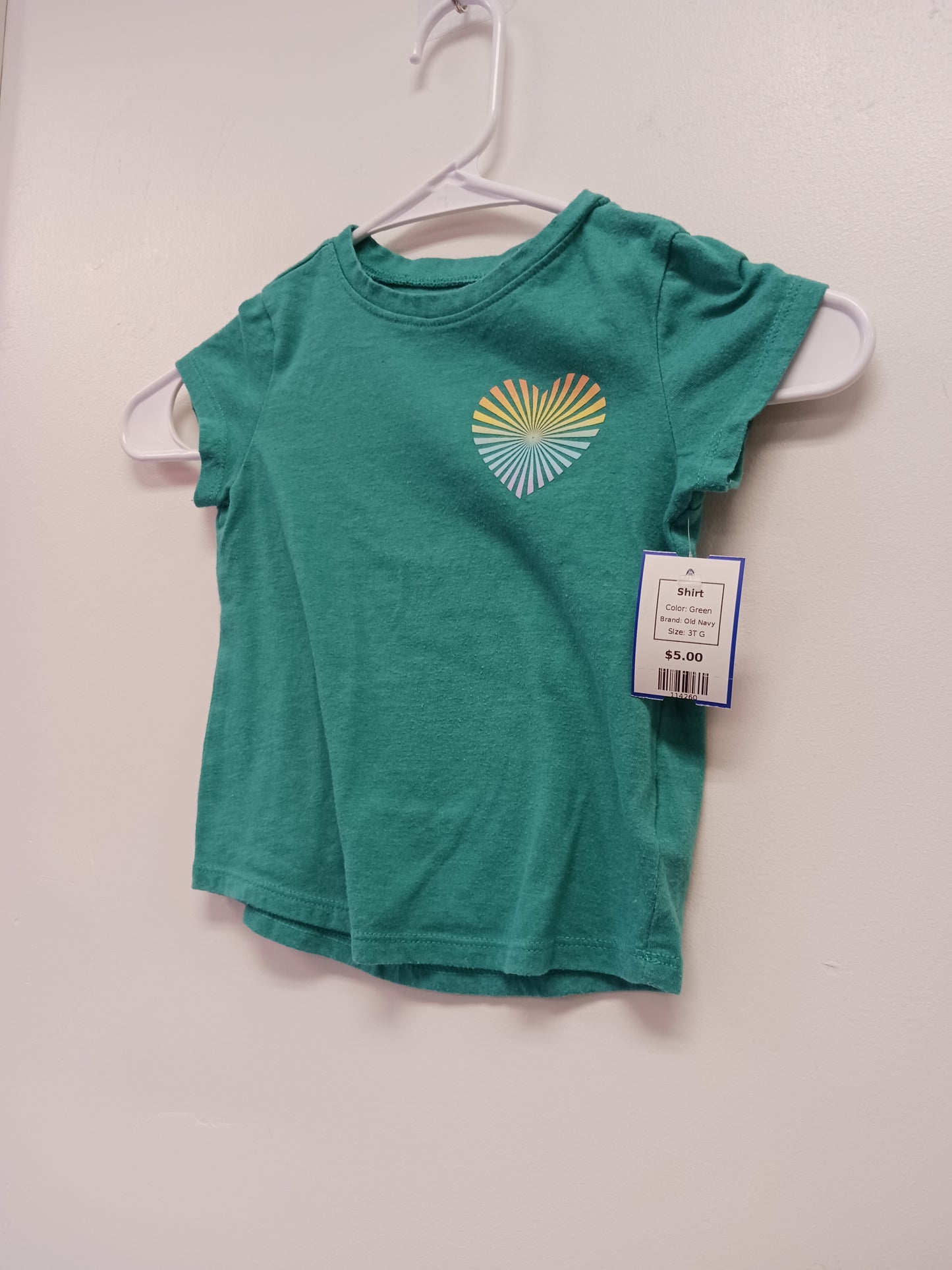 Green Old Navy Shirt, 3T G