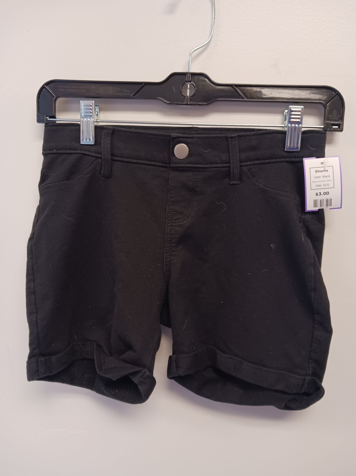 Black Wonder Nation Shorts, 10 G
