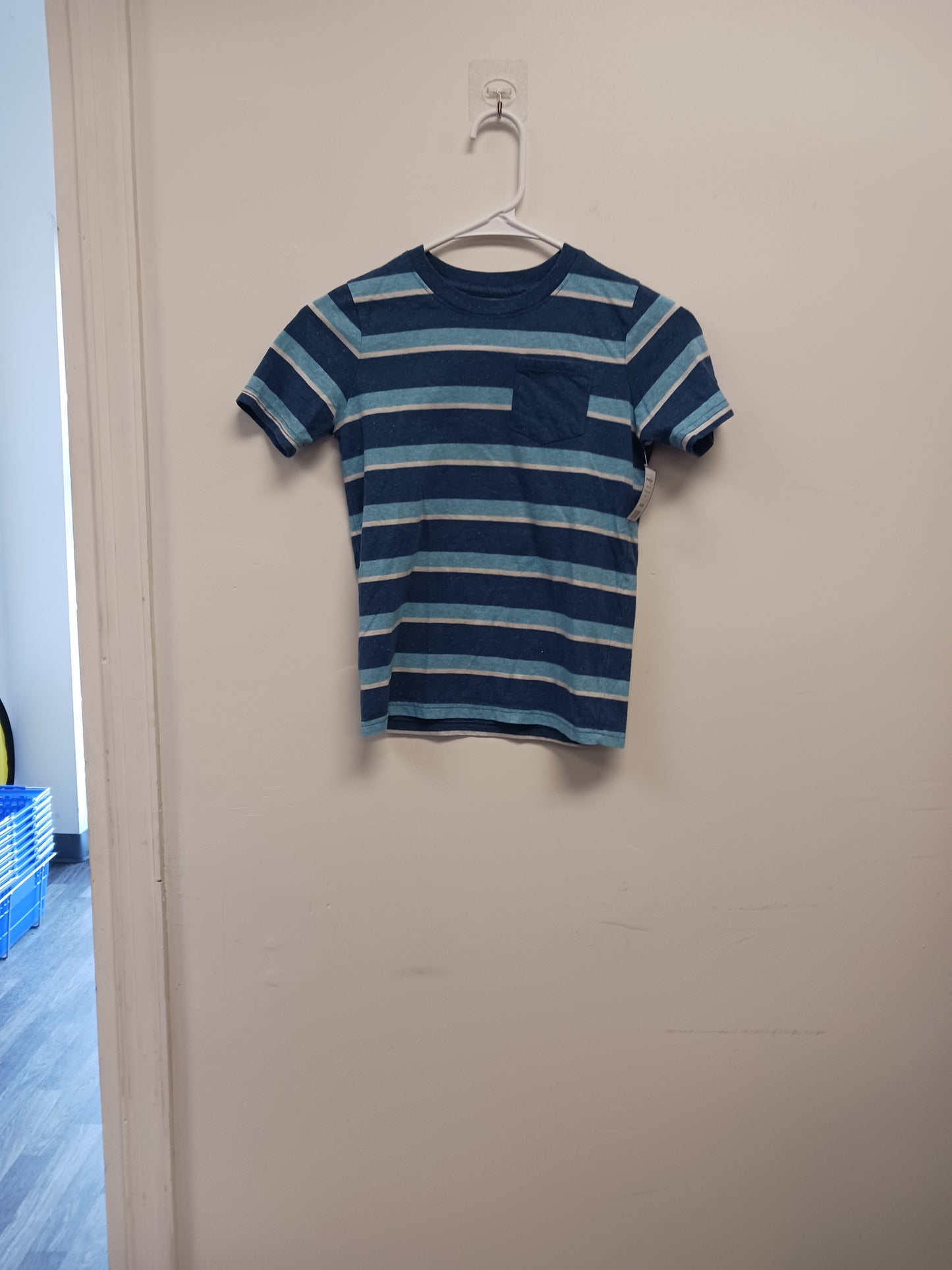 blue Jumping Bean Striped Tshirt, 7 B