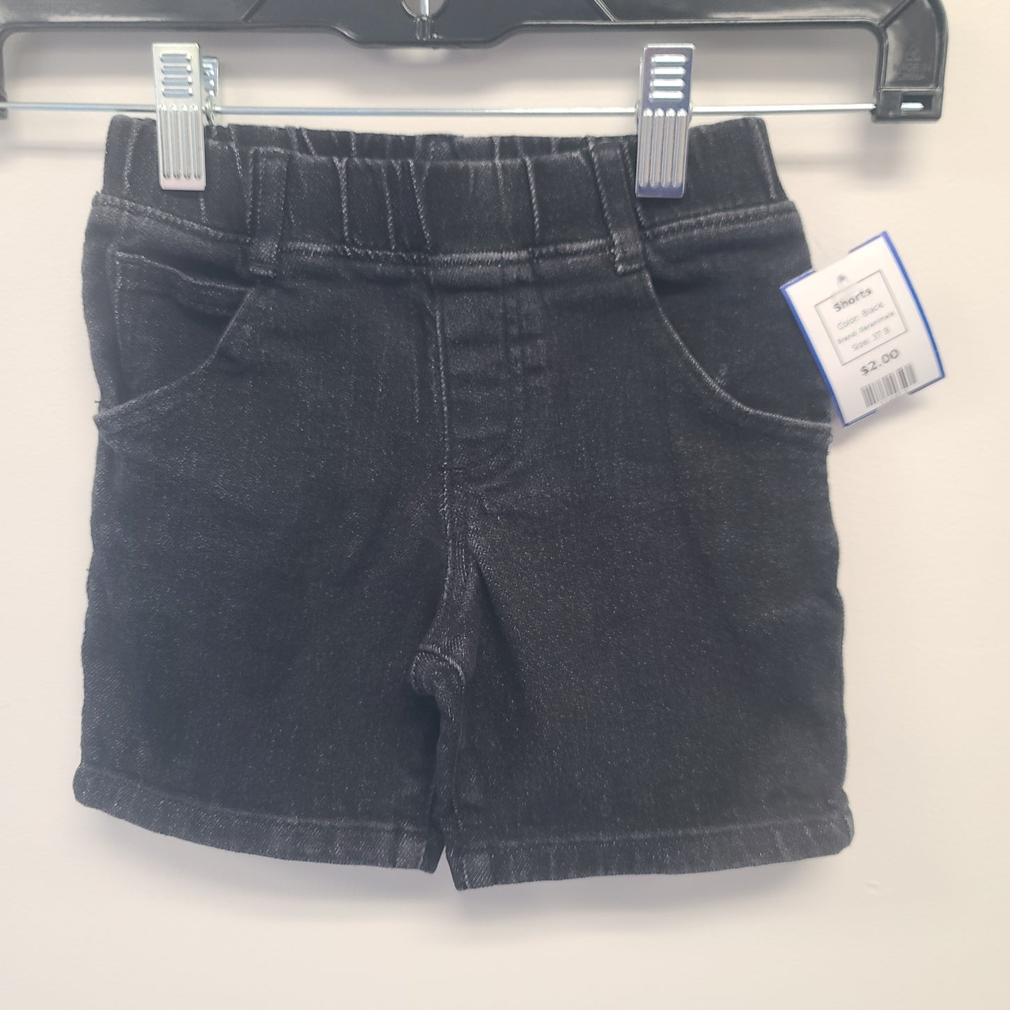 Black Garanimals Shorts, 3T B