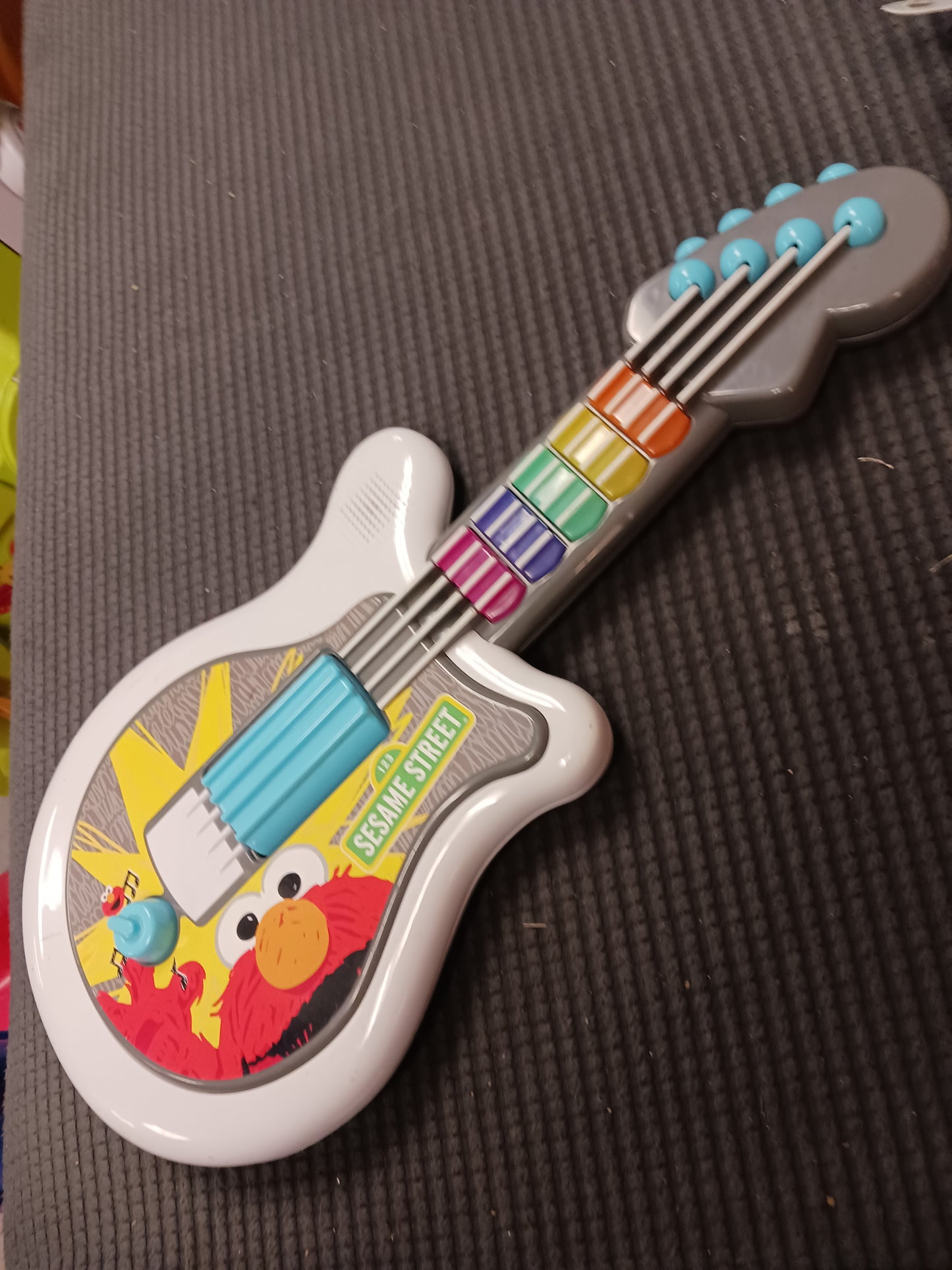 White Hasbro Elmo Guitar