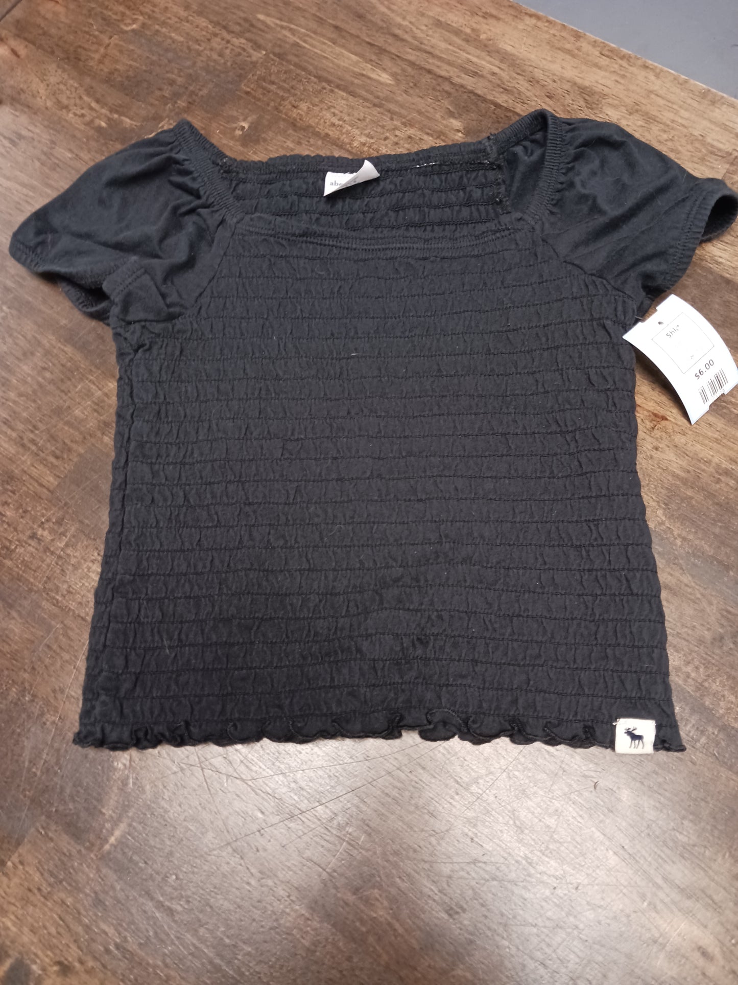 Black Abercrombie Kids Shirt, 7 G