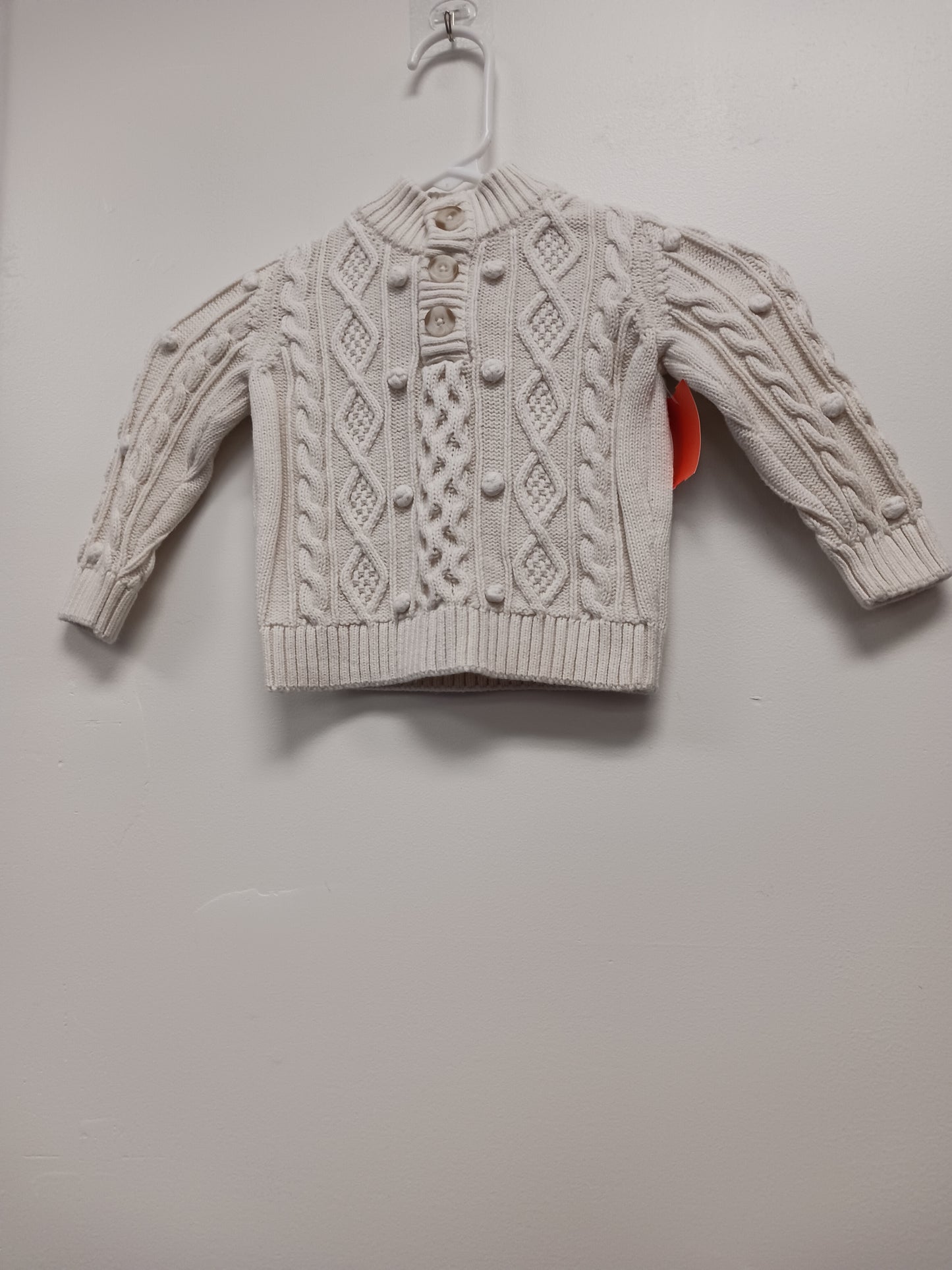 White Gymboree Sweater, 12-18M B