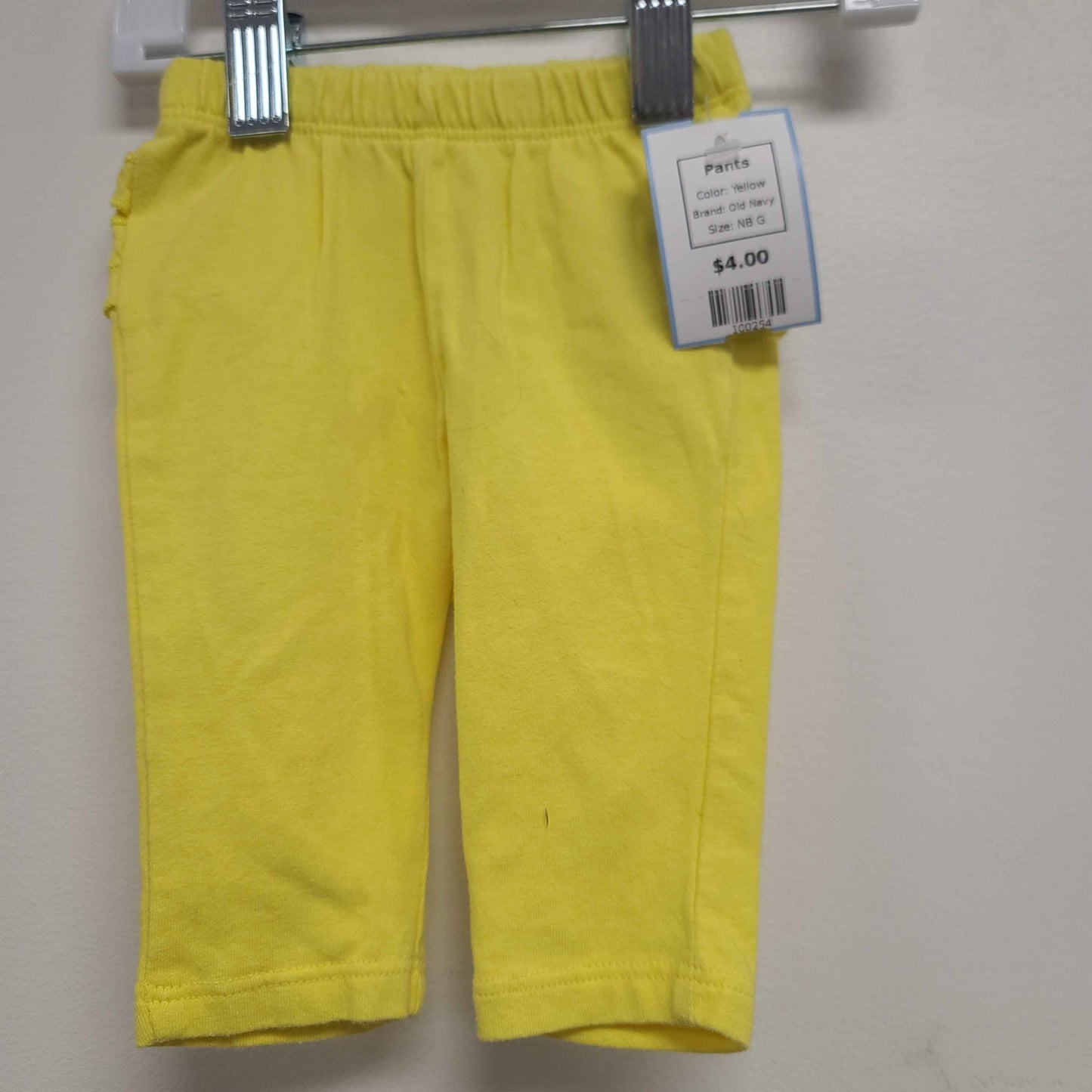 Yellow Old Navy Pants, NB G
