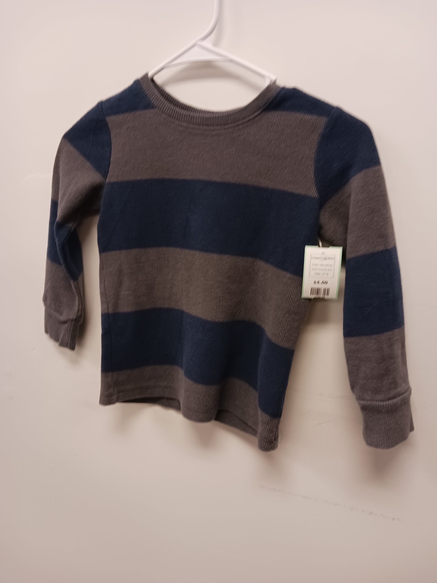 Navy/Grey Jumping Bean Longsleeve Shirt, 5T B