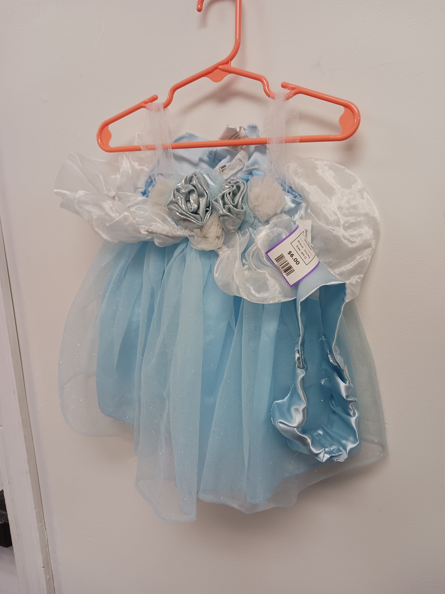 Blue Cinderella Disney Dress, 6M G