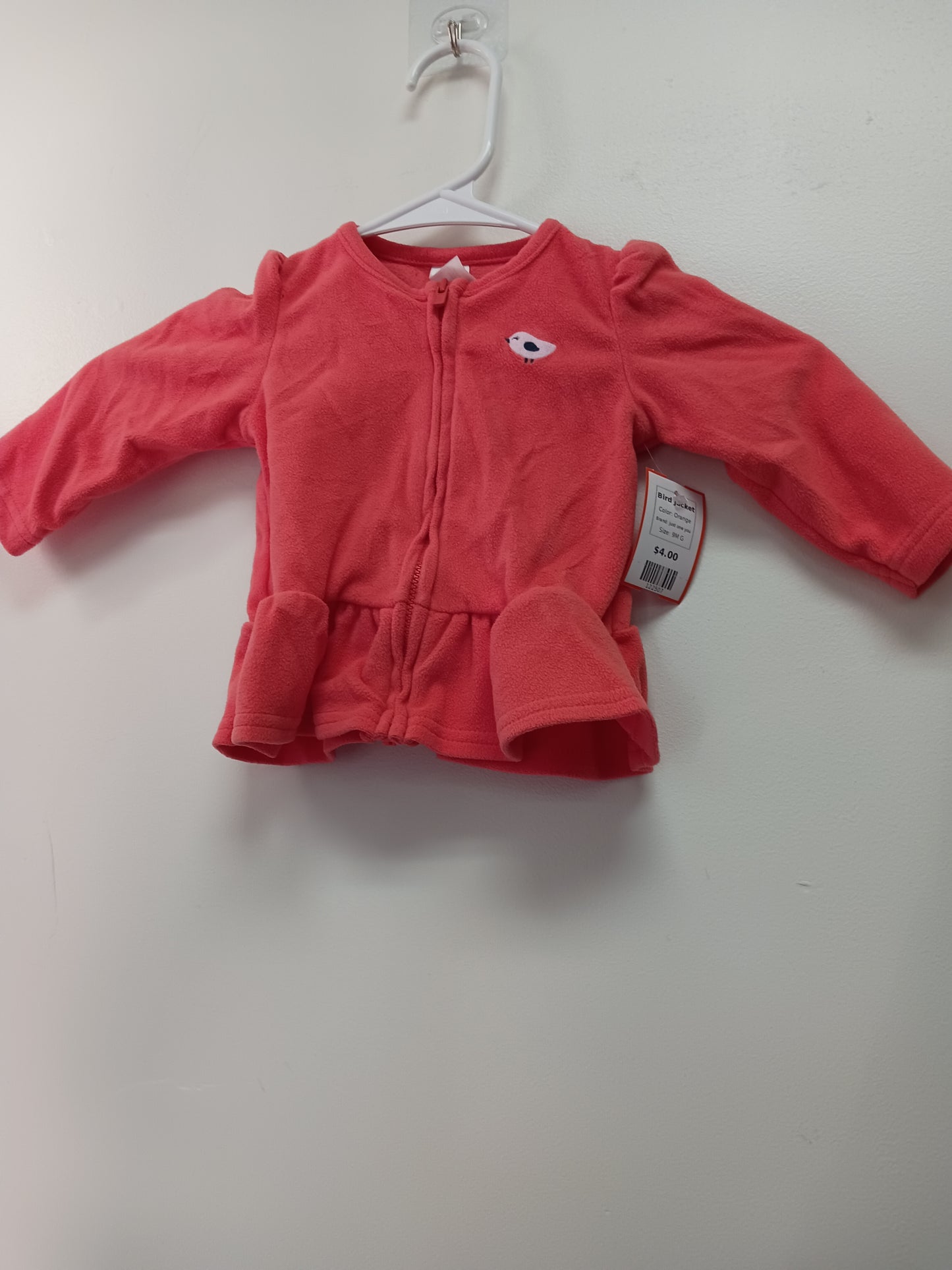 Orange just one you Bird Jacket, 9M G