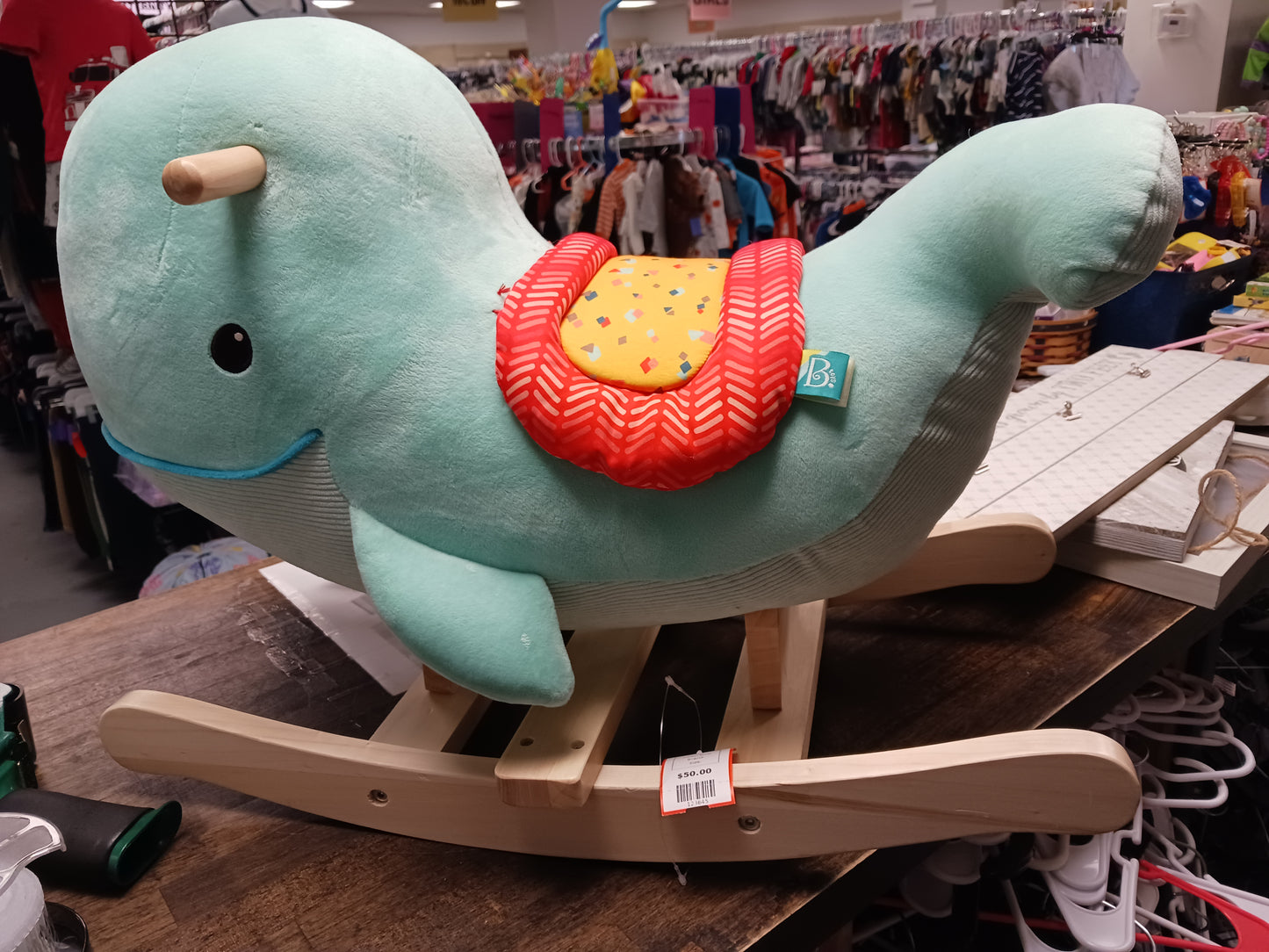 blue Rocking Whale
