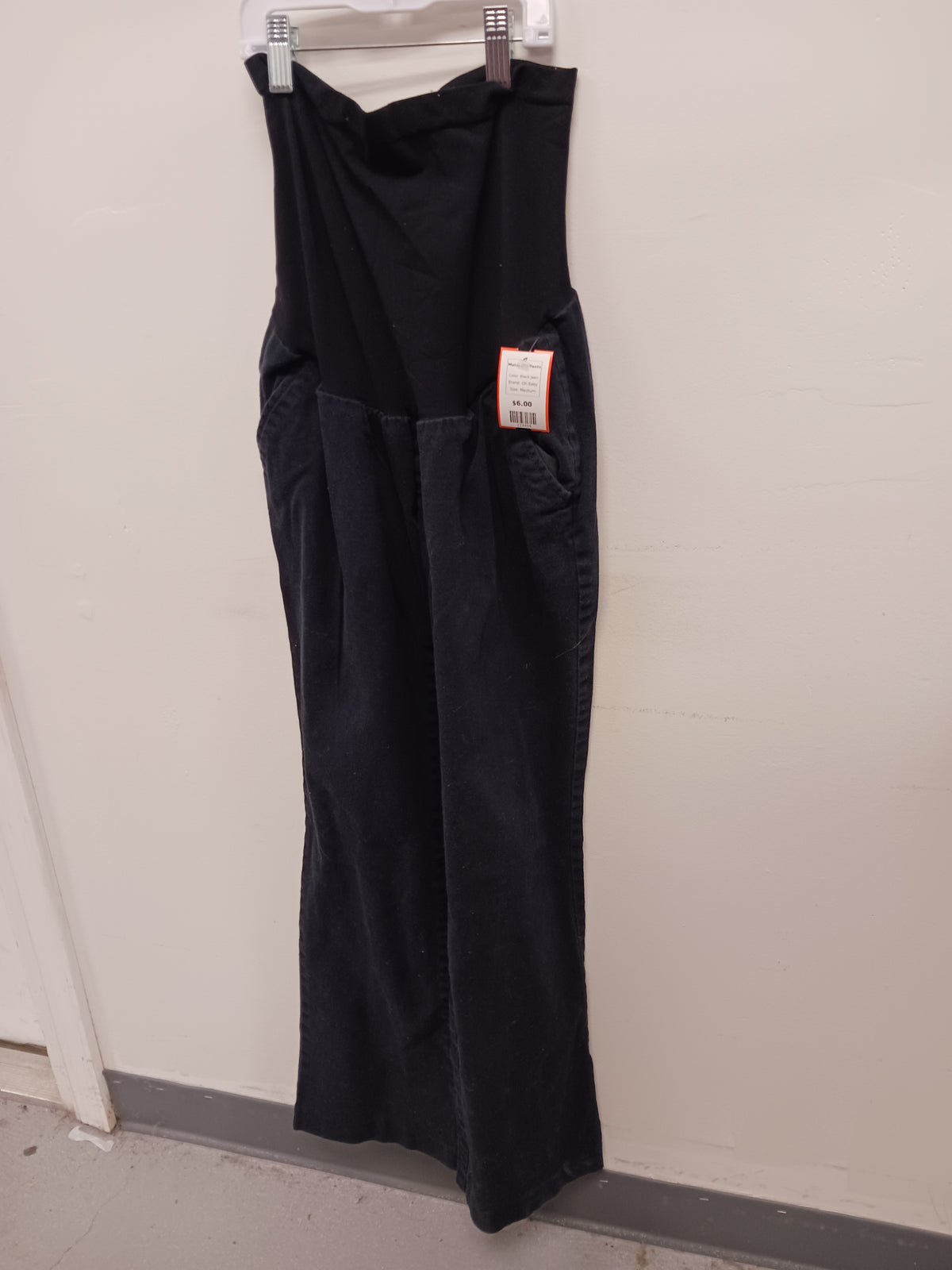 Black Jean Oh Baby Maternity Pants, Medium